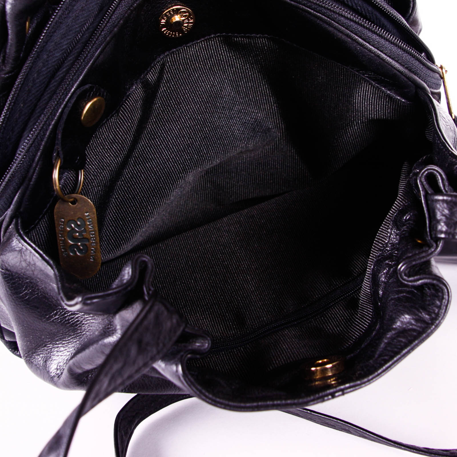 Brown and Black Leather Handbags