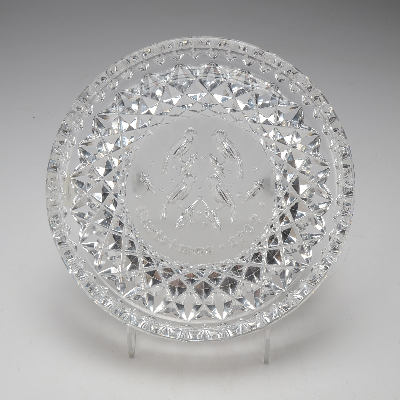 Waterford 1987 Christmas Plate
