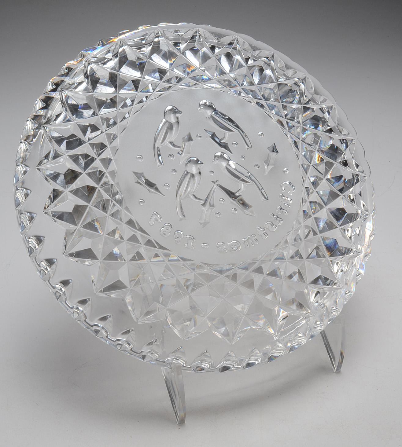 Waterford 1987 Christmas Plate