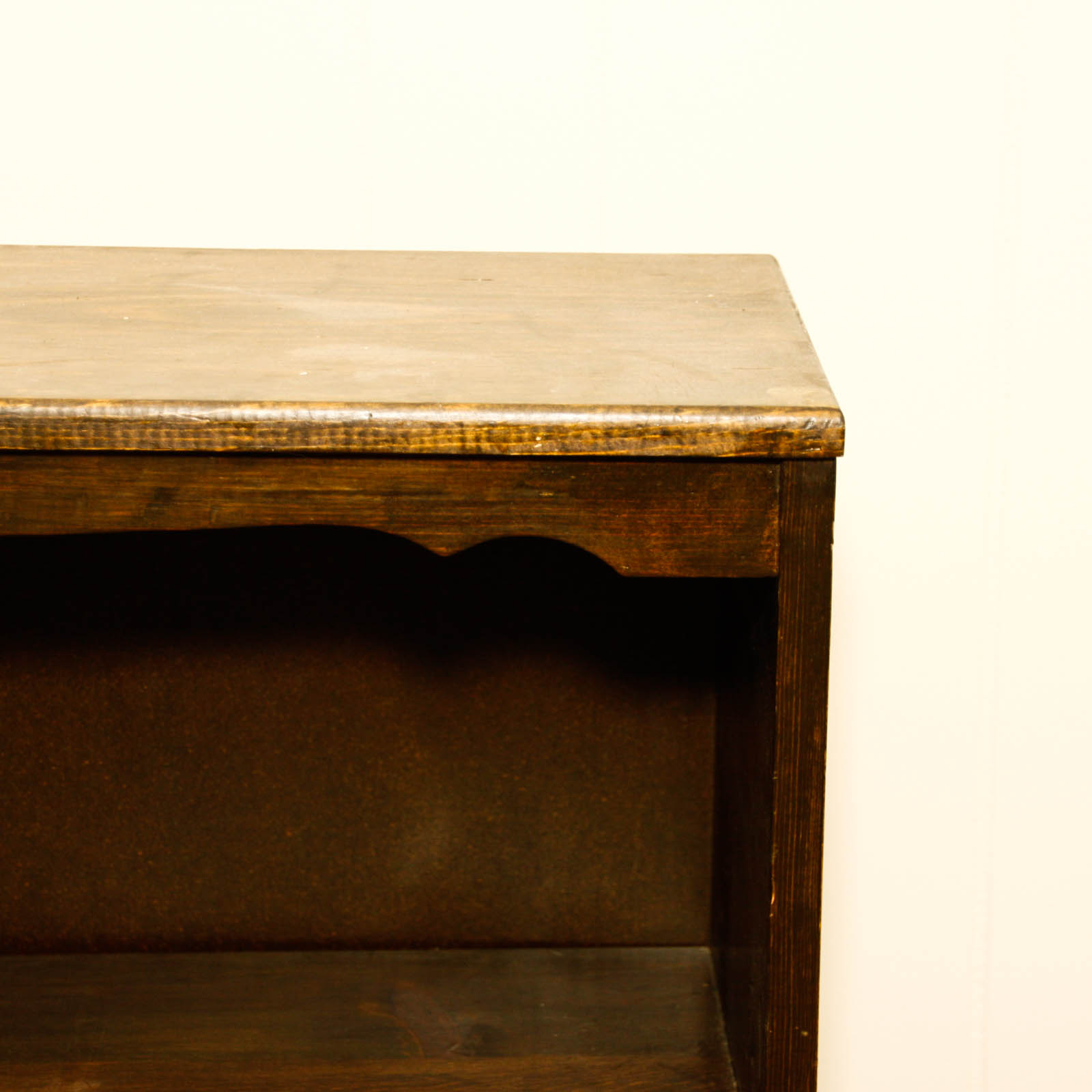 Walnut Stained Bookcase