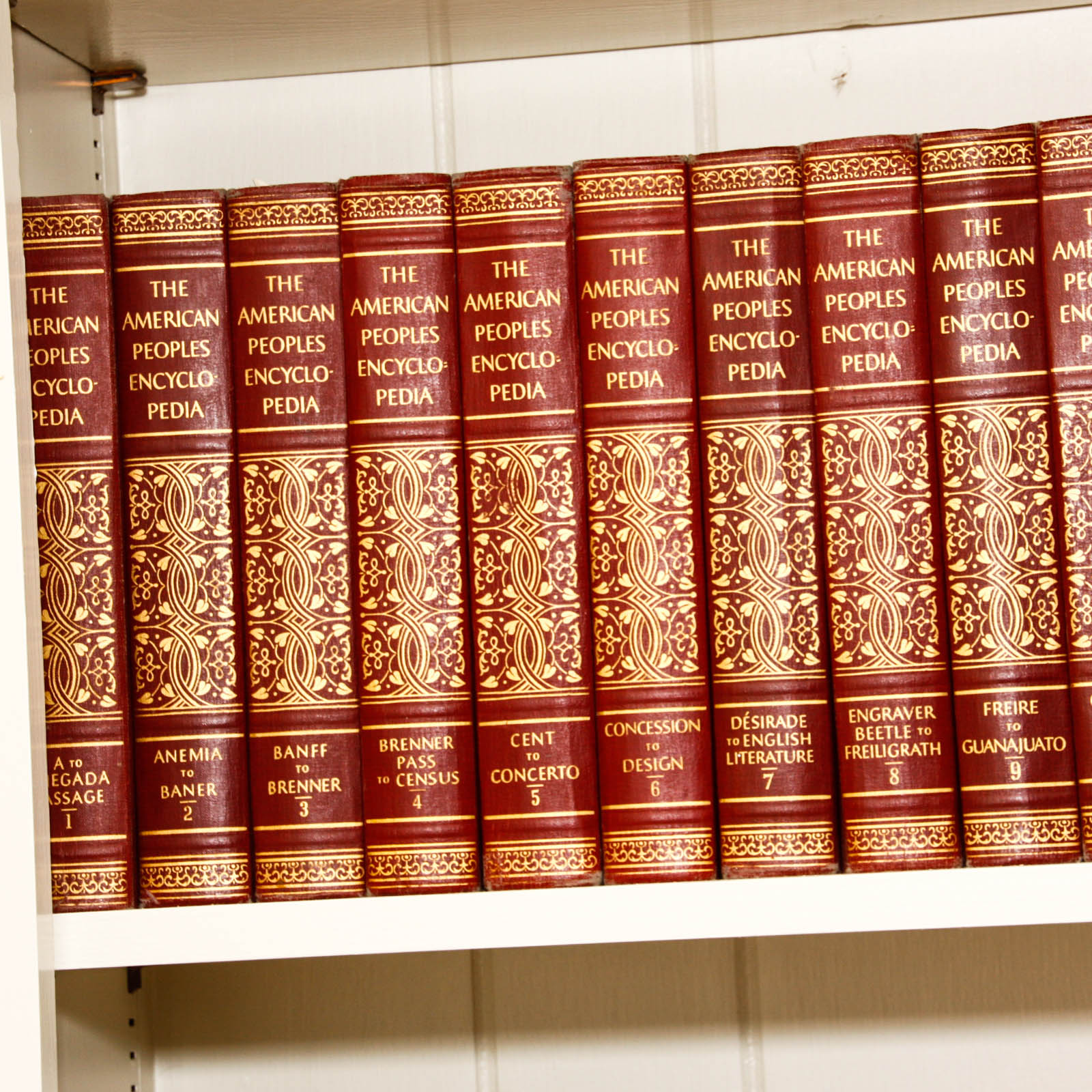Set of The American Peoples Encyclopedias