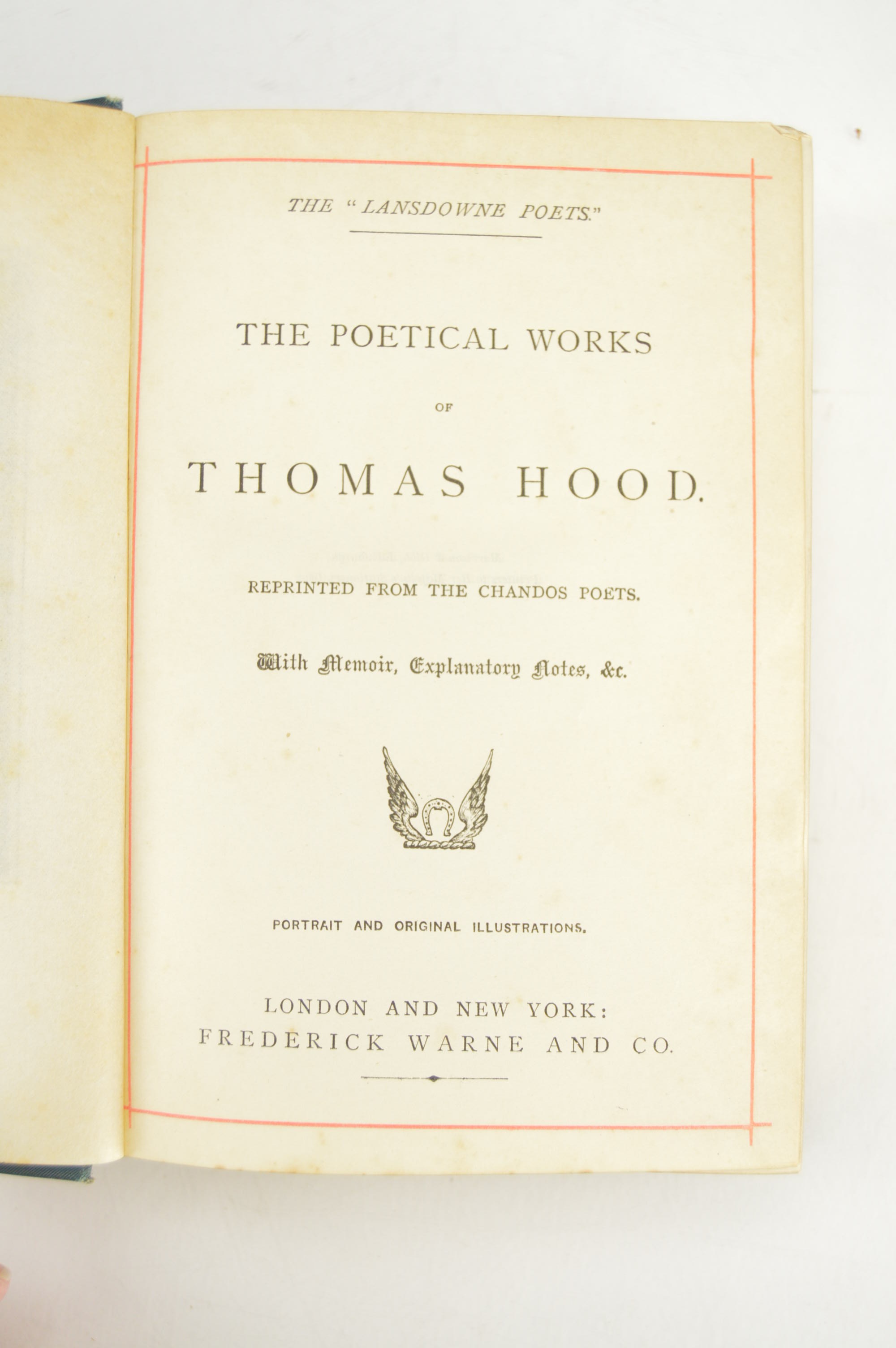 Antique Books of Poetry