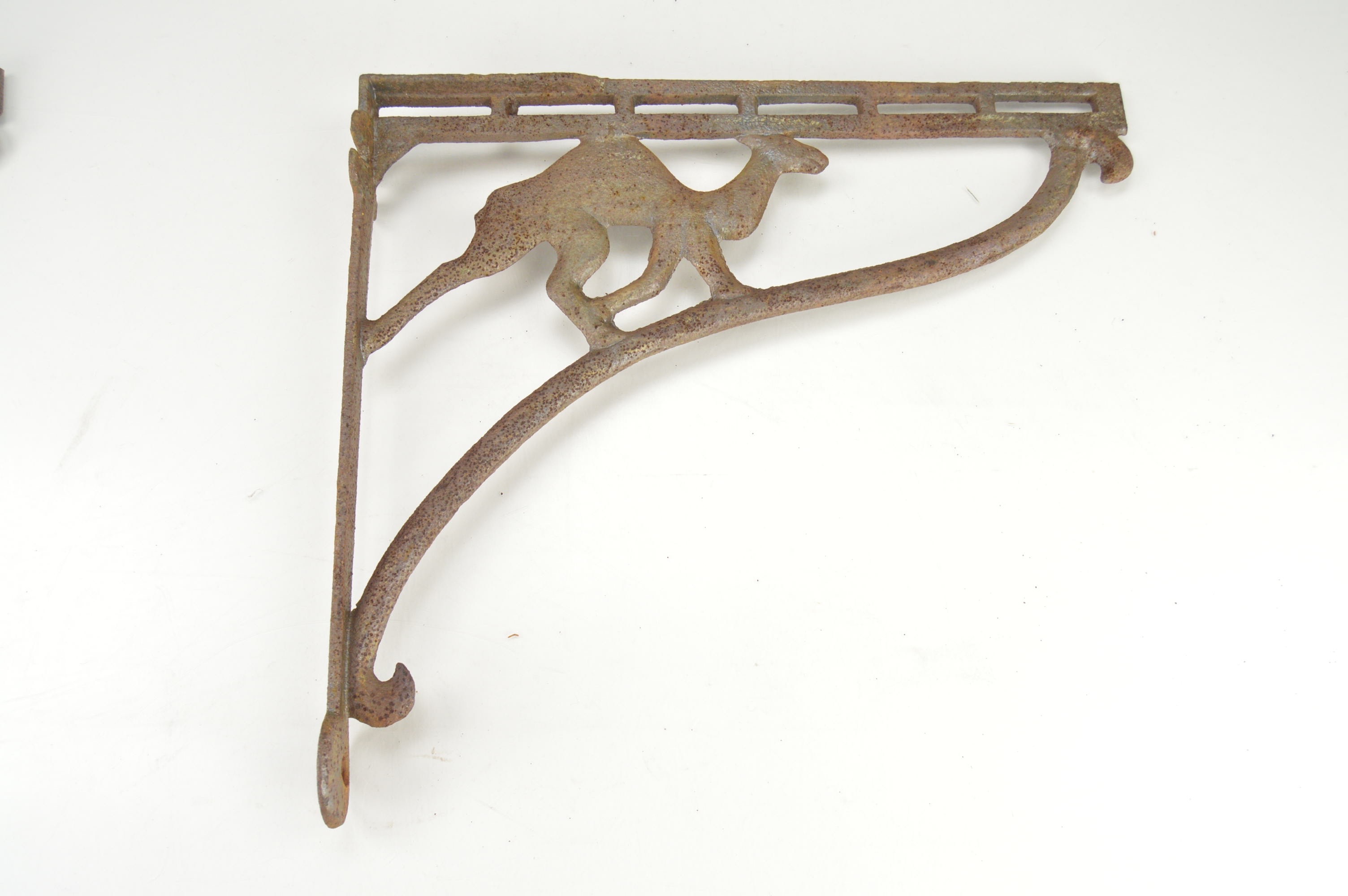 Iron Wall Brackets and Table Lamp with Metal Base