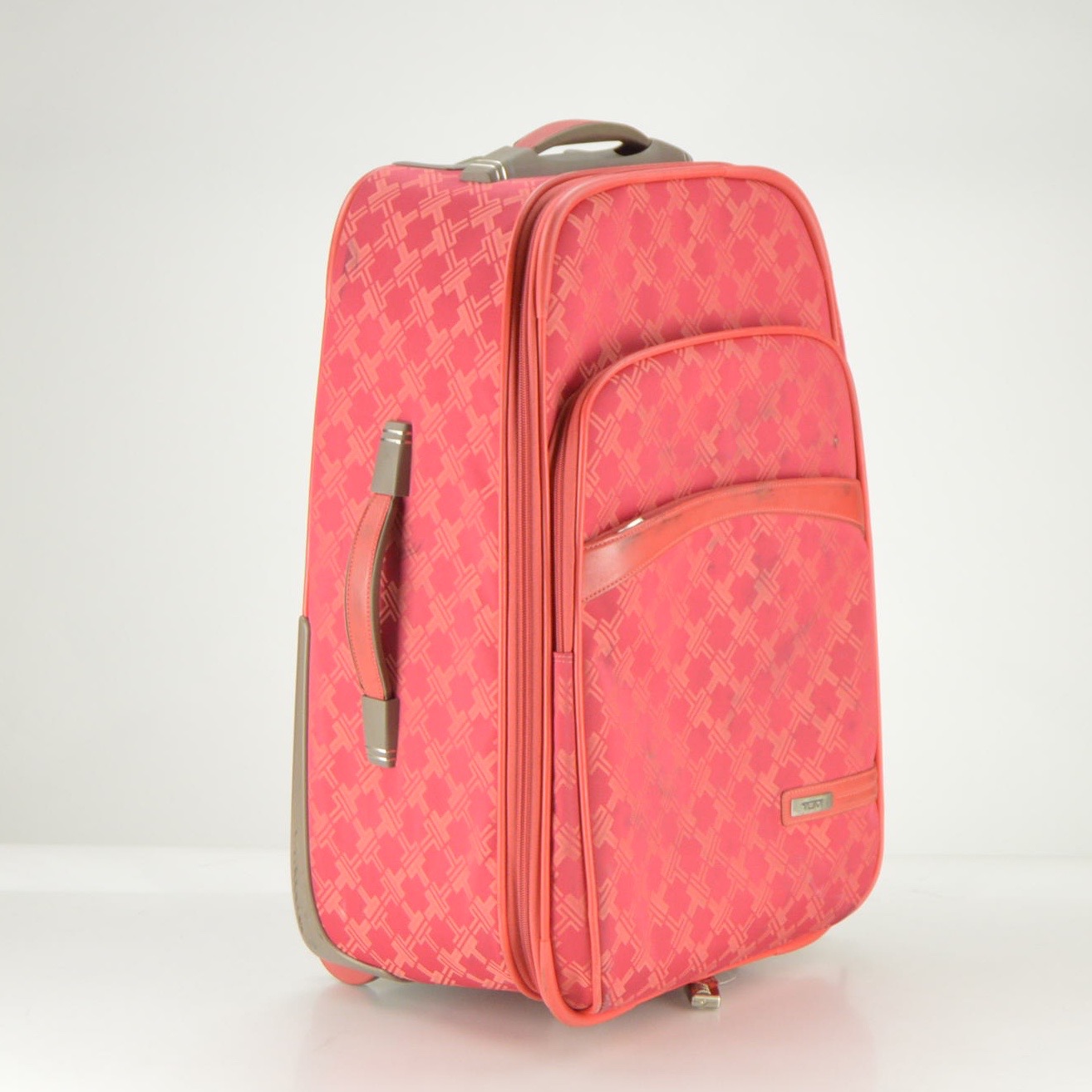 Tumi Small Red Rolling Suitcase