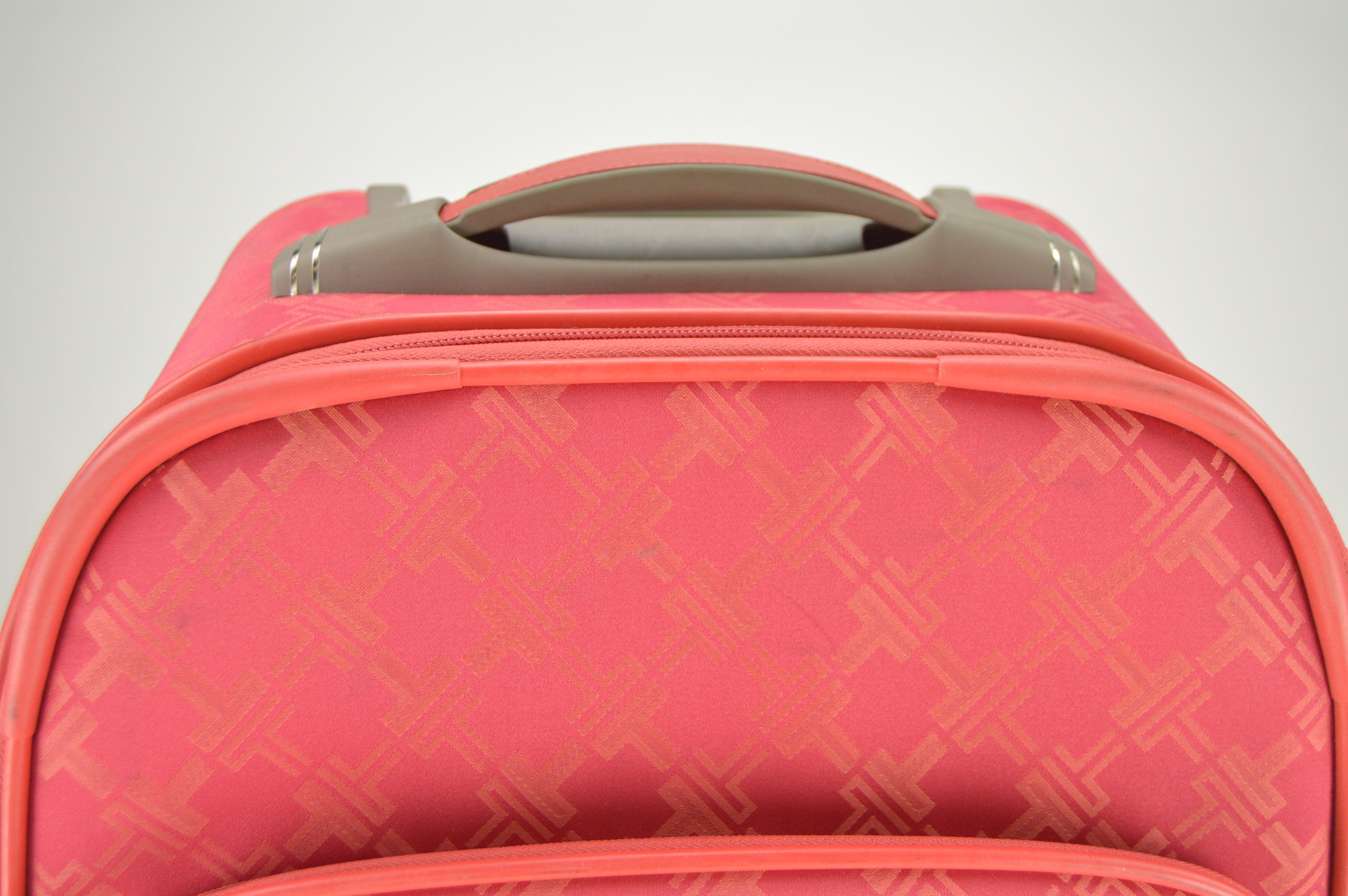 Tumi Small Red Rolling Suitcase