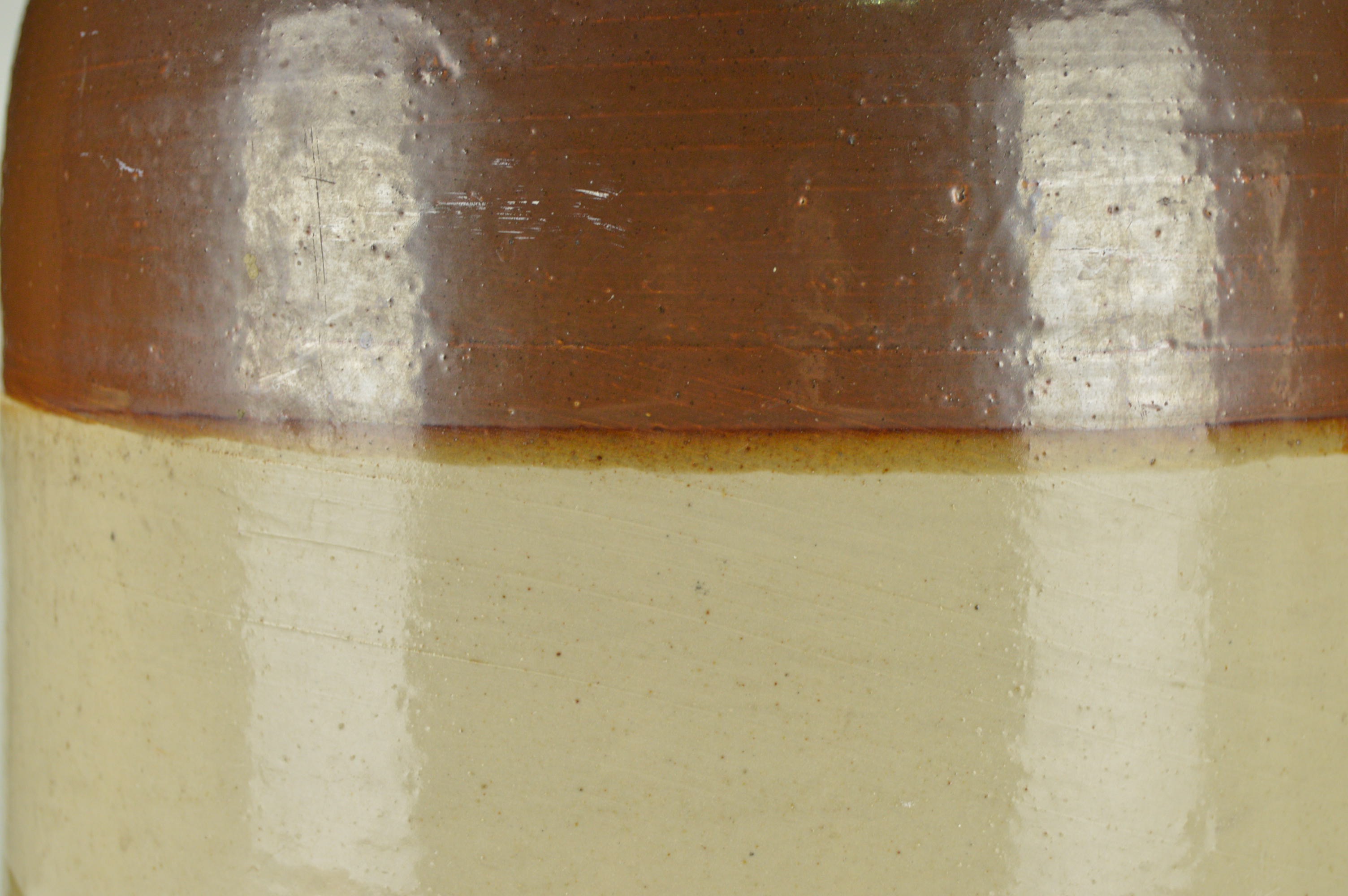 Two Large Stoneware Crocks