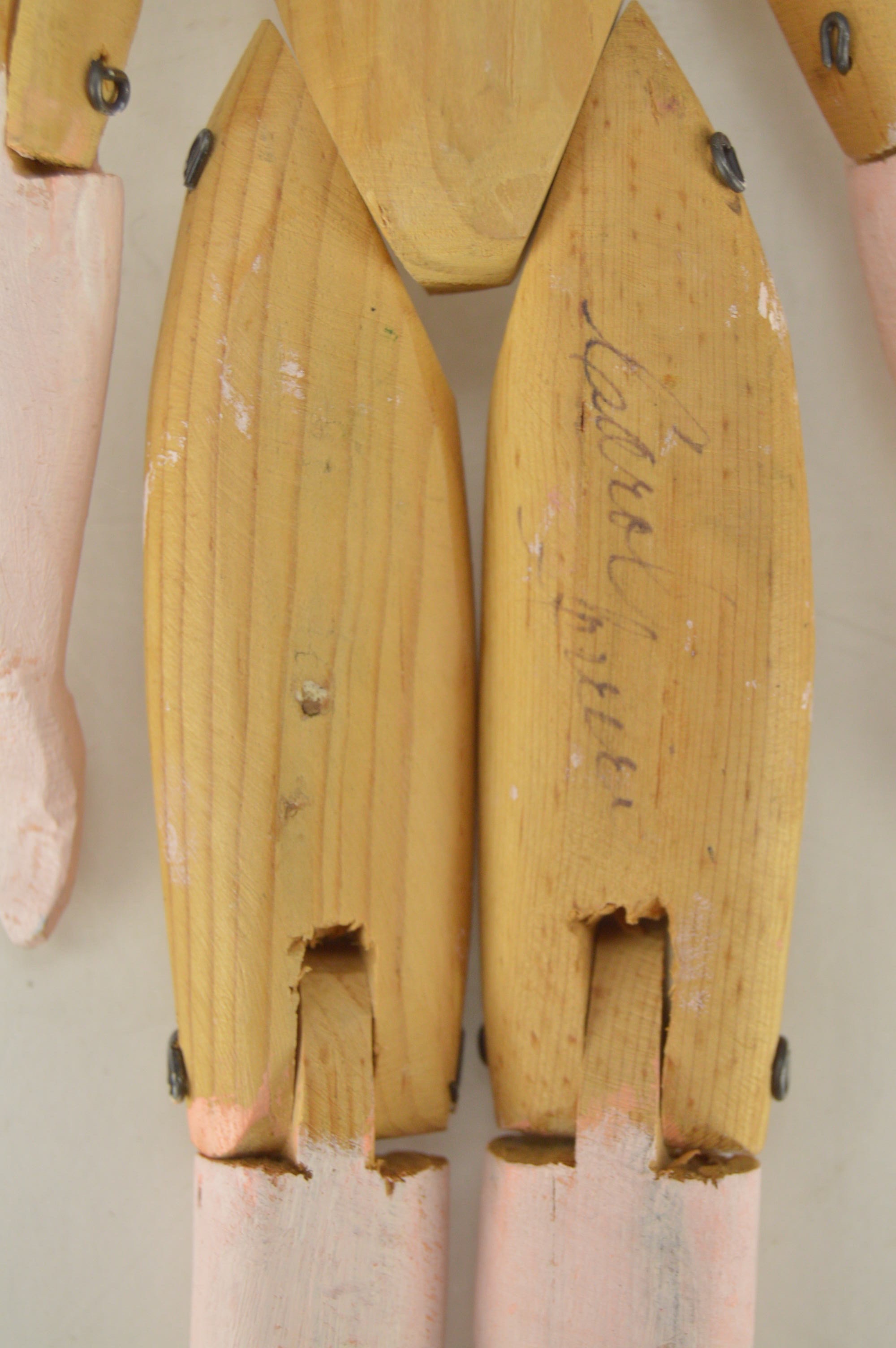 Wooden Dolls including Hand Made Jig Dolls
