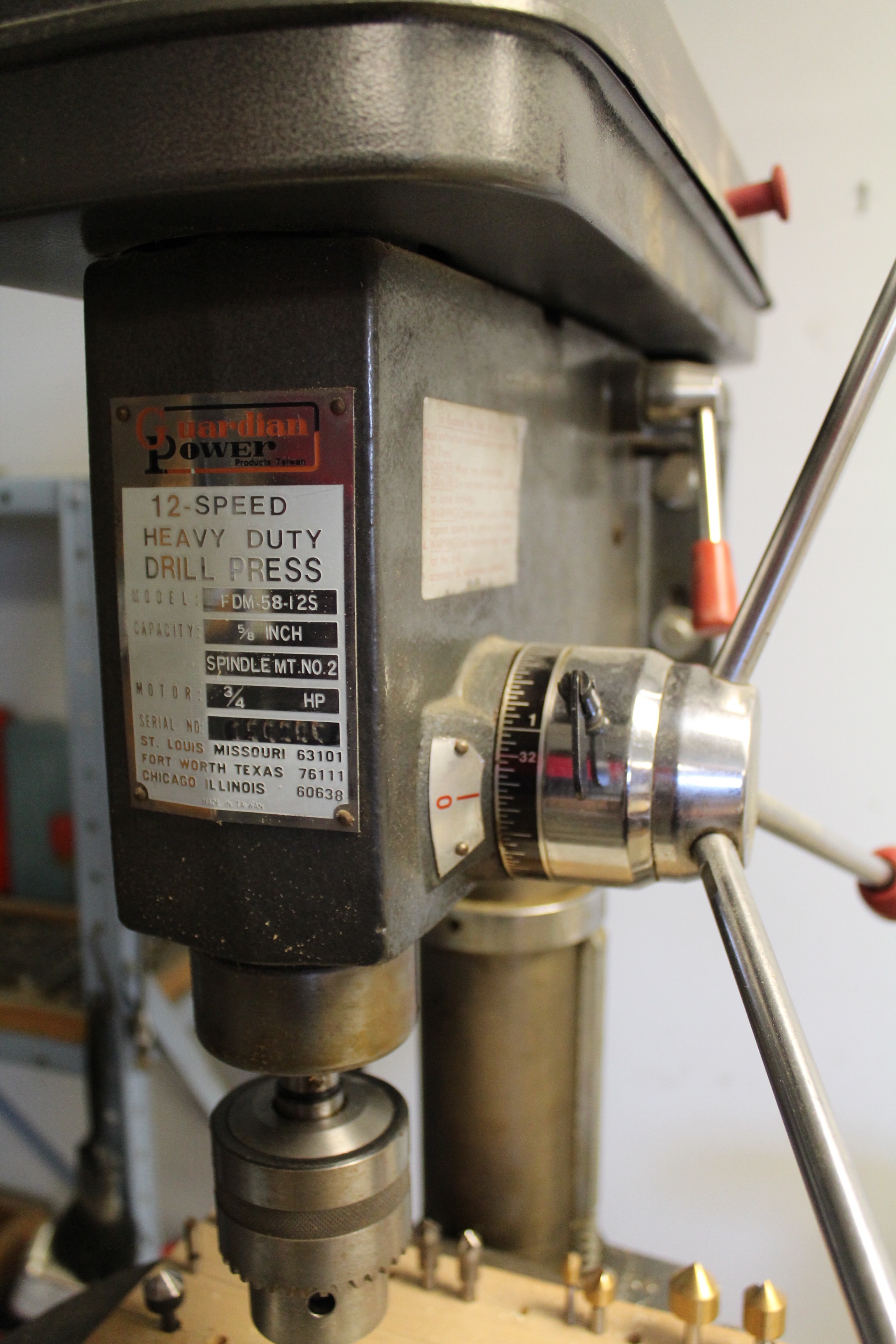 Guardian Power 12 Speed Drill Press