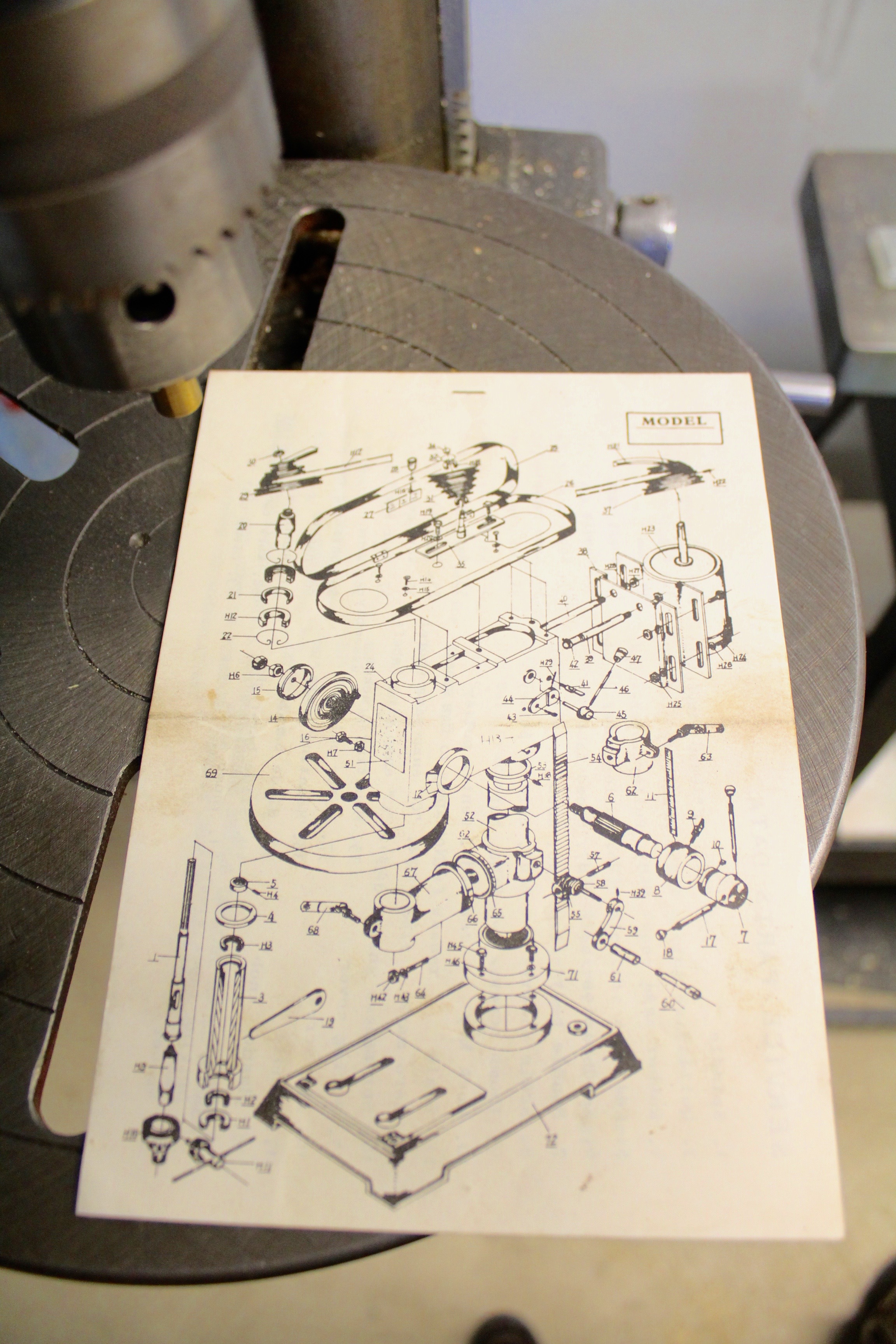 Guardian Power 12 Speed Drill Press