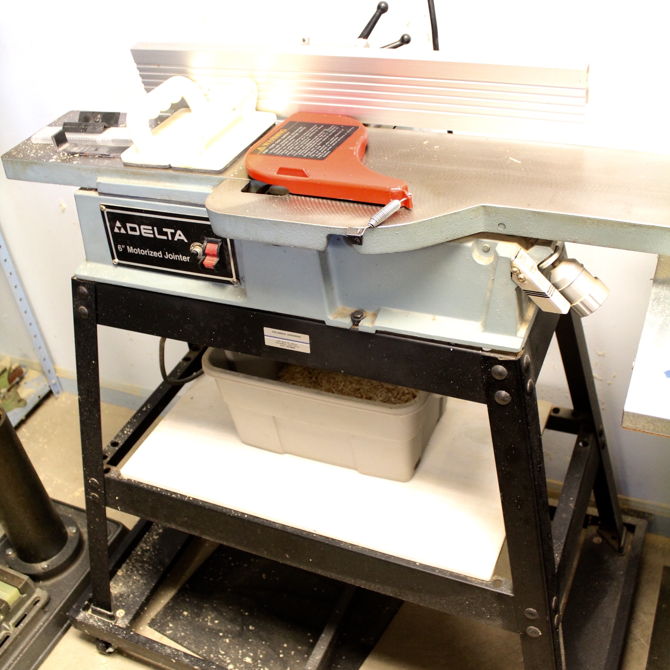 Delta 6" Motorized Jointer on Stand