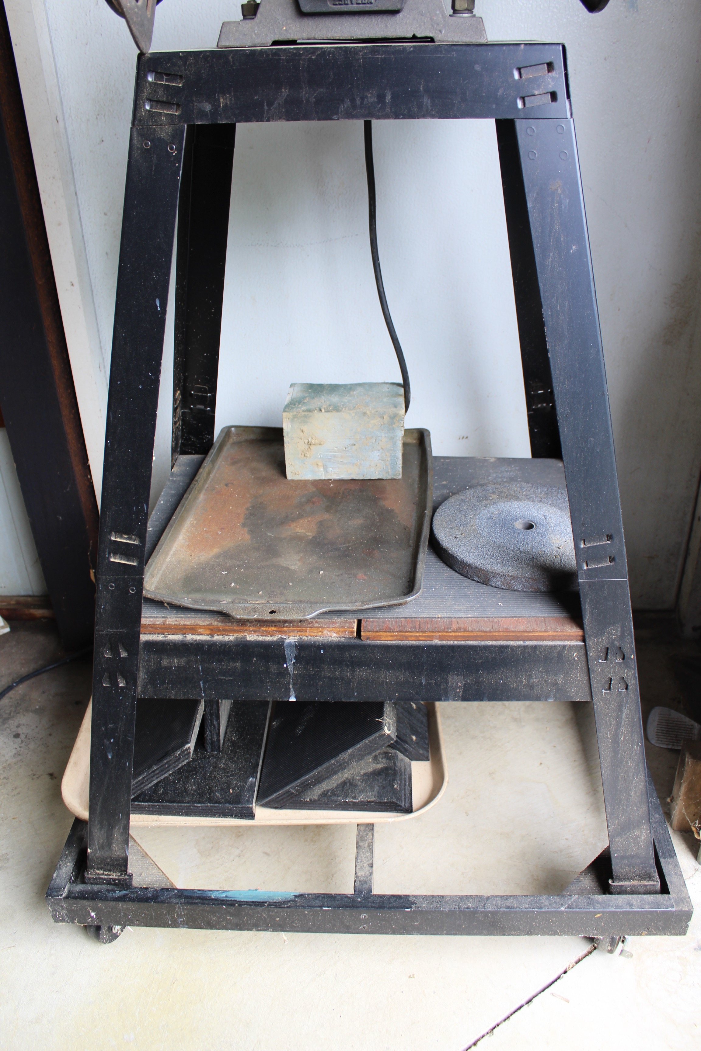 Buffalo Electric Bench Grinder with 8" Wheel and Stand