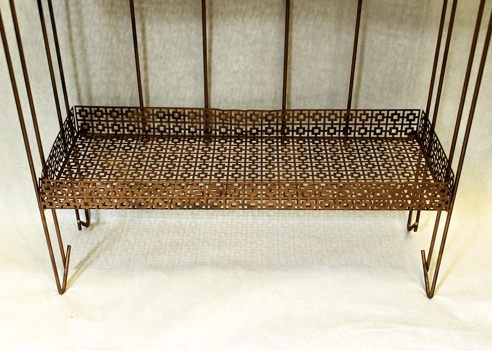 Vintage Metal Shelf