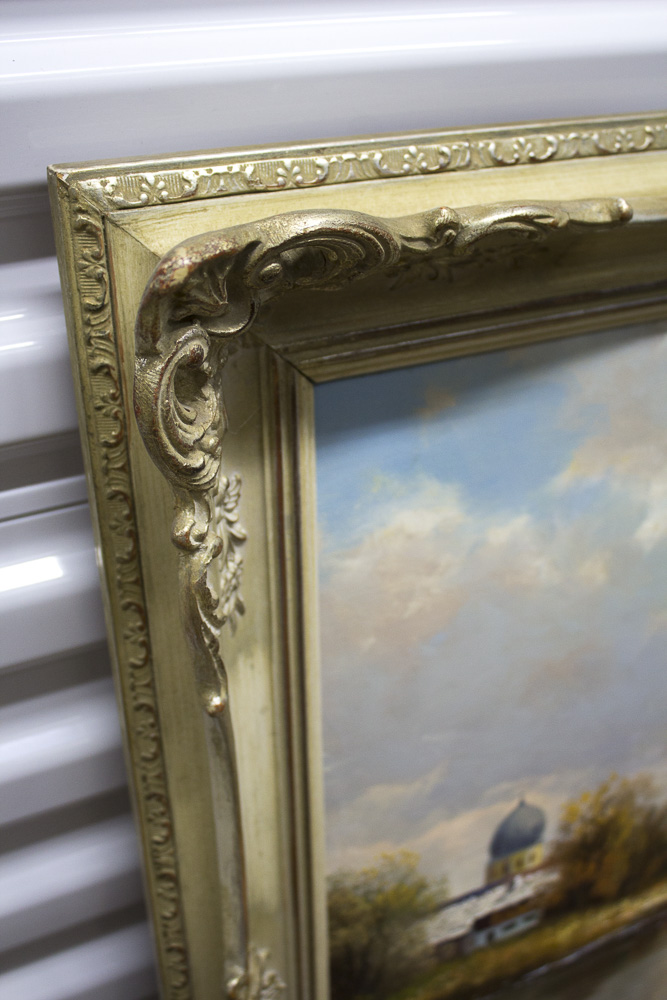 Signed Helmut Stadelhofer Oil on Canvas