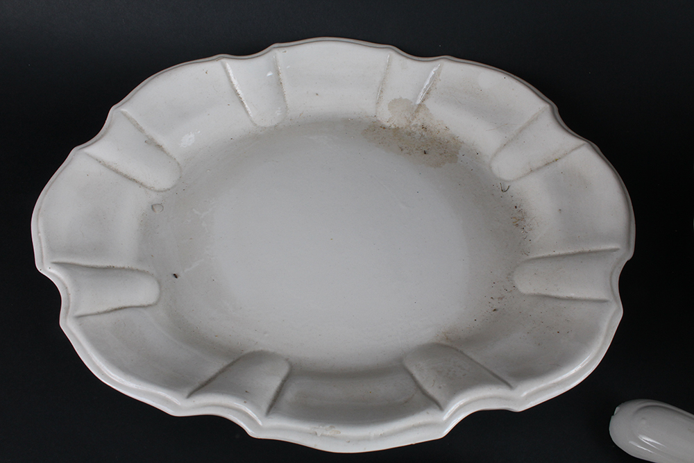 Pair of Italian White Ceramic Soup Tureens