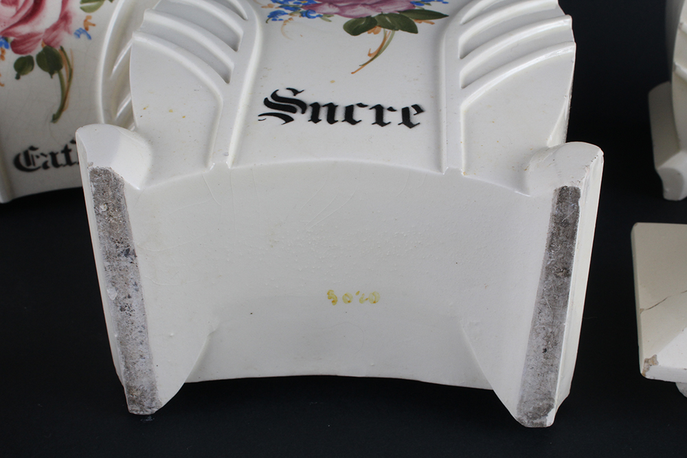 French Ceramic Kitchen Canisters