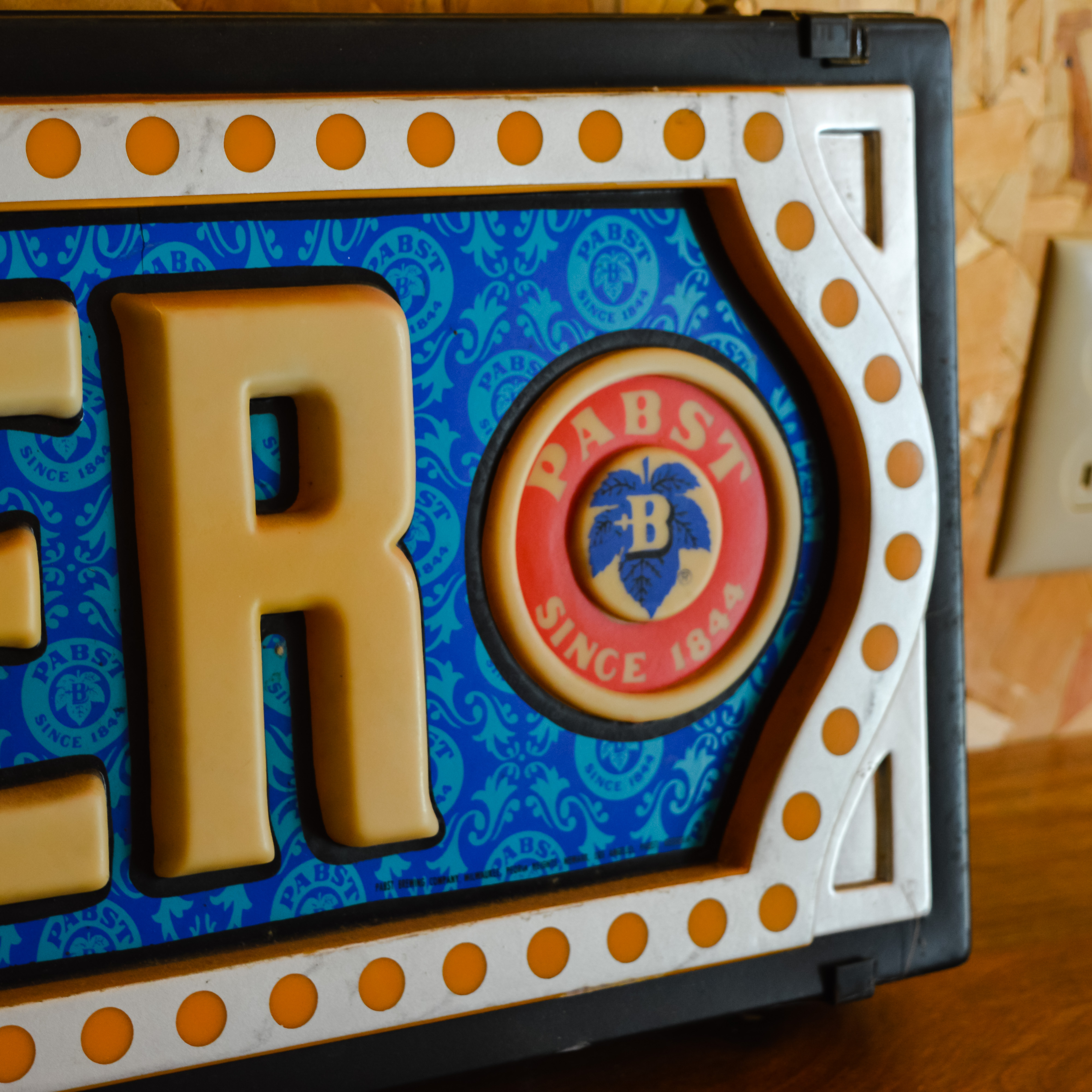 PBR Beer Sign