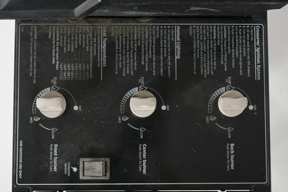 Weber Outdoor Gas Grill with Cover