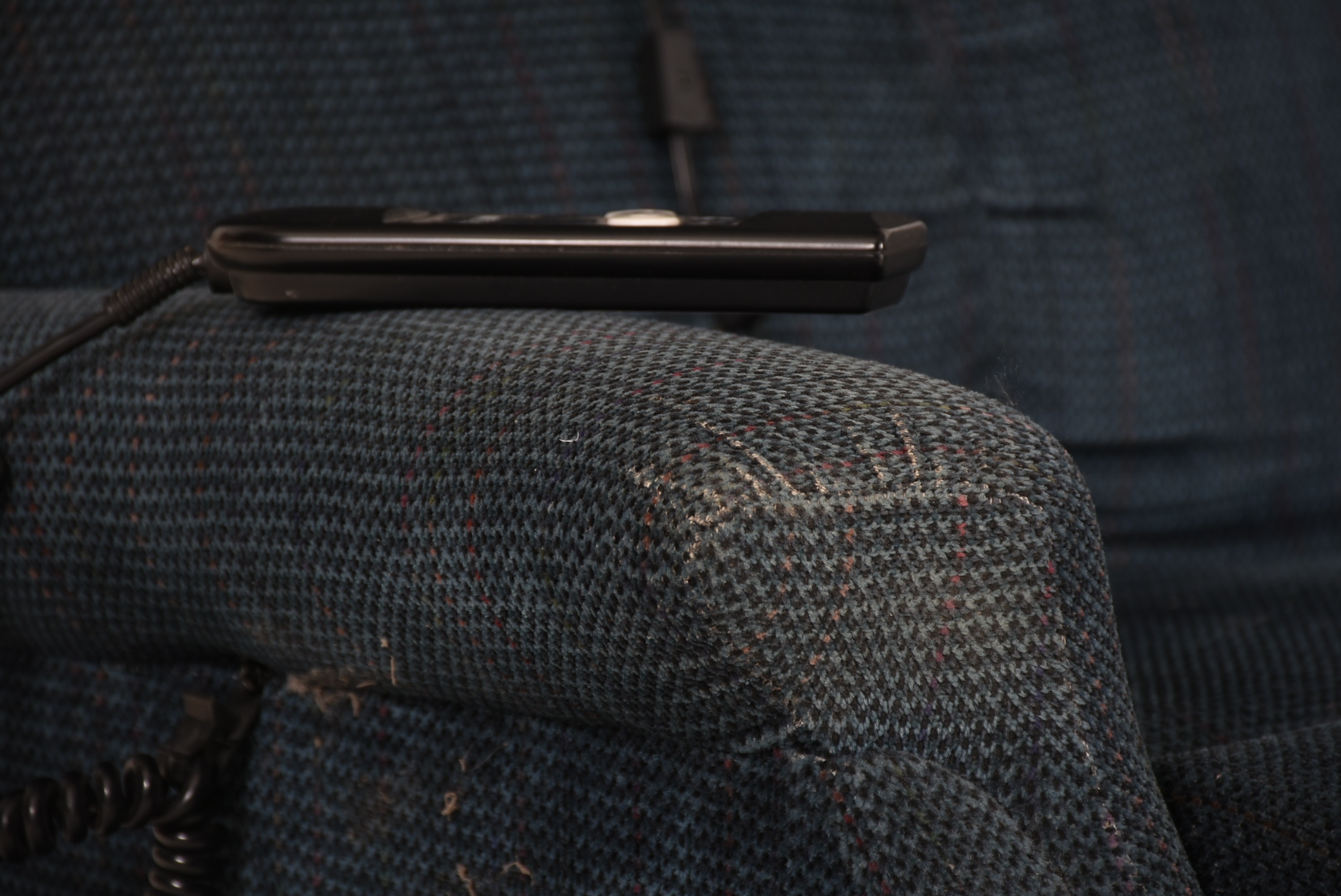 Blue Upholstered Electric Lift Chair