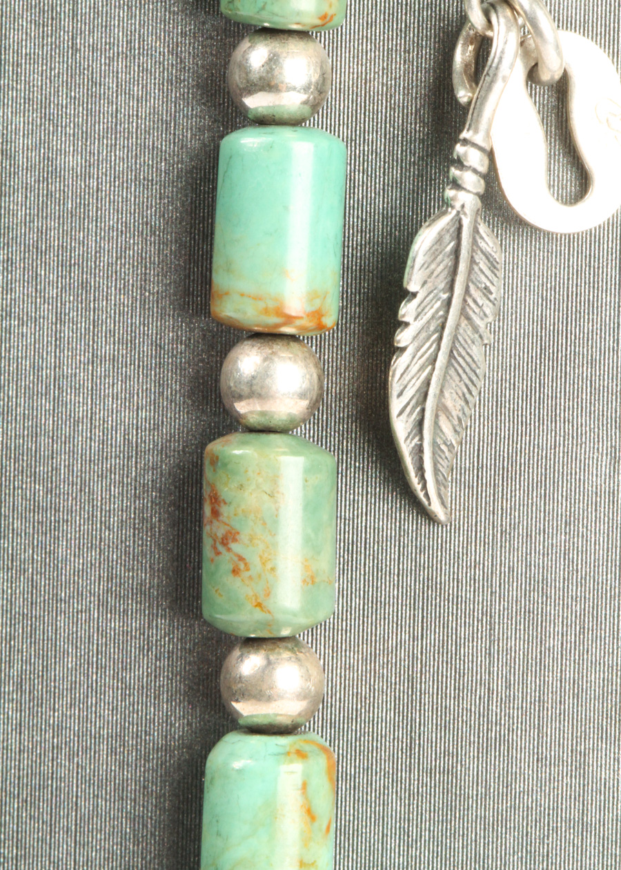 Sterling Silver and Green Stone Bracelet