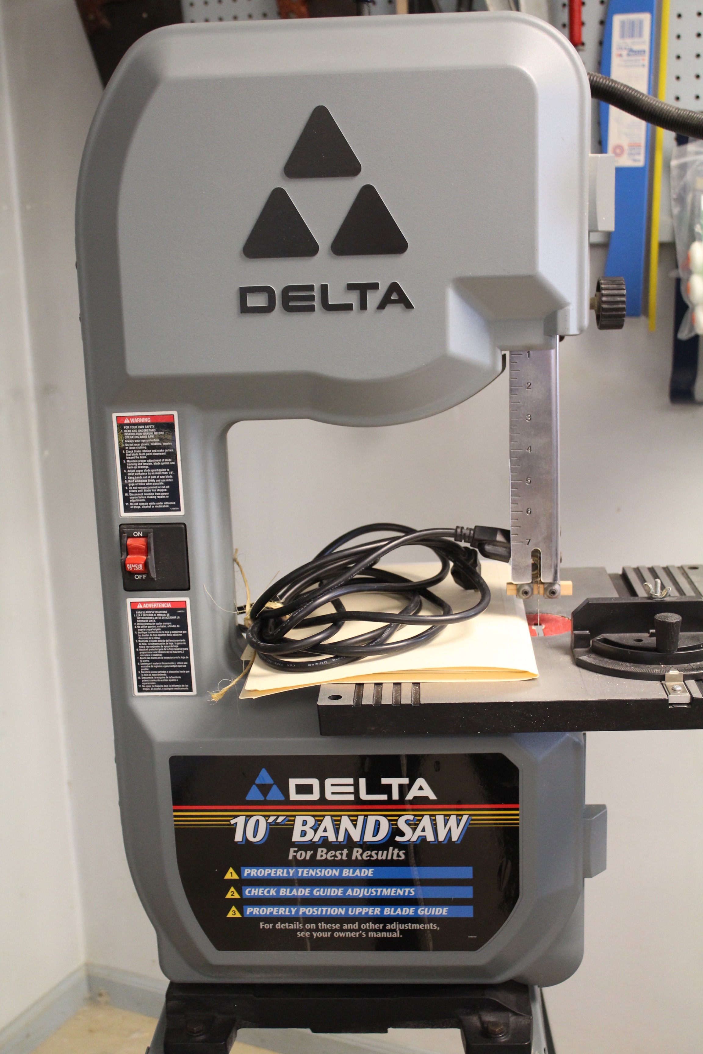 Delta 10" Band Saw on Stand