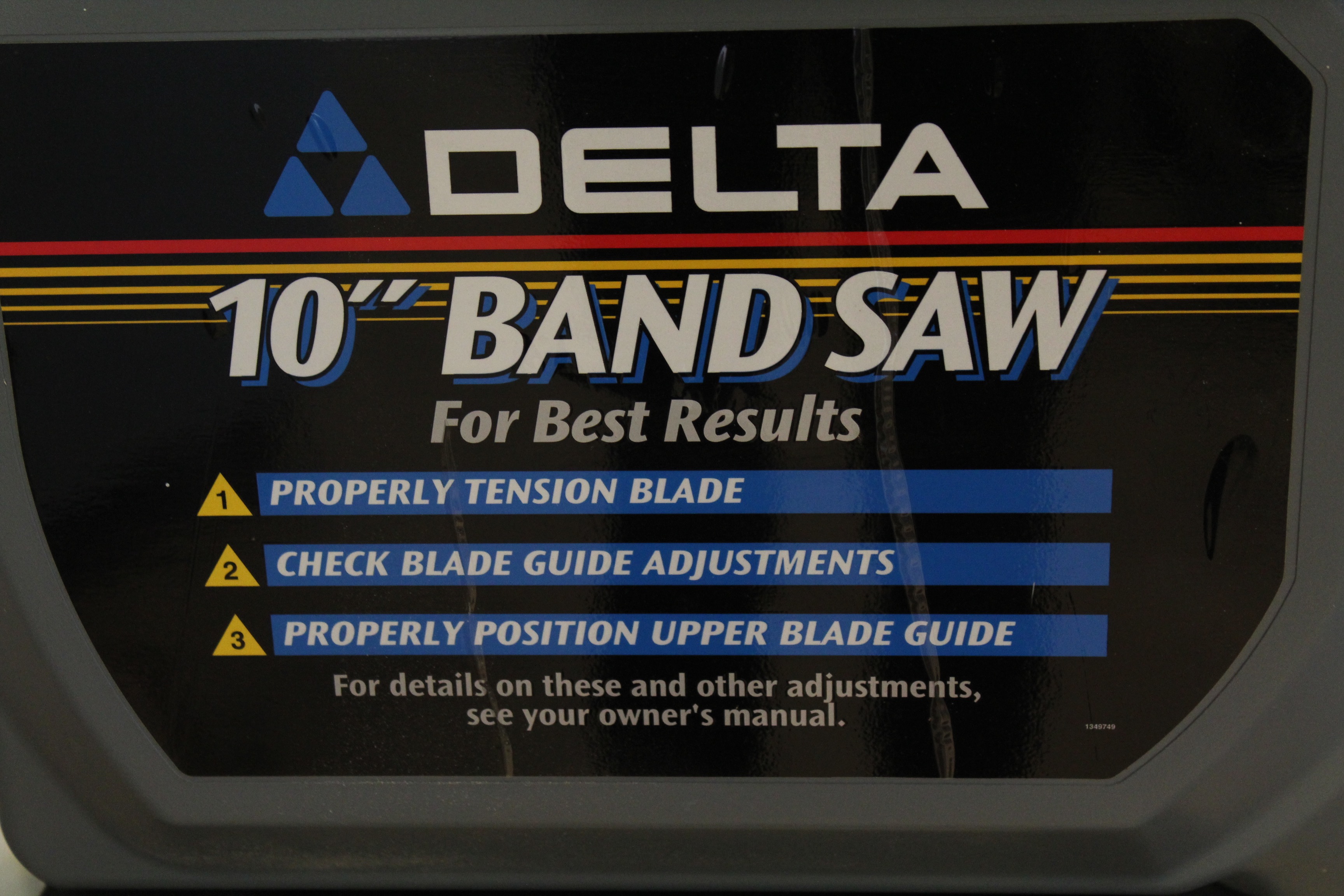Delta 10" Band Saw on Stand