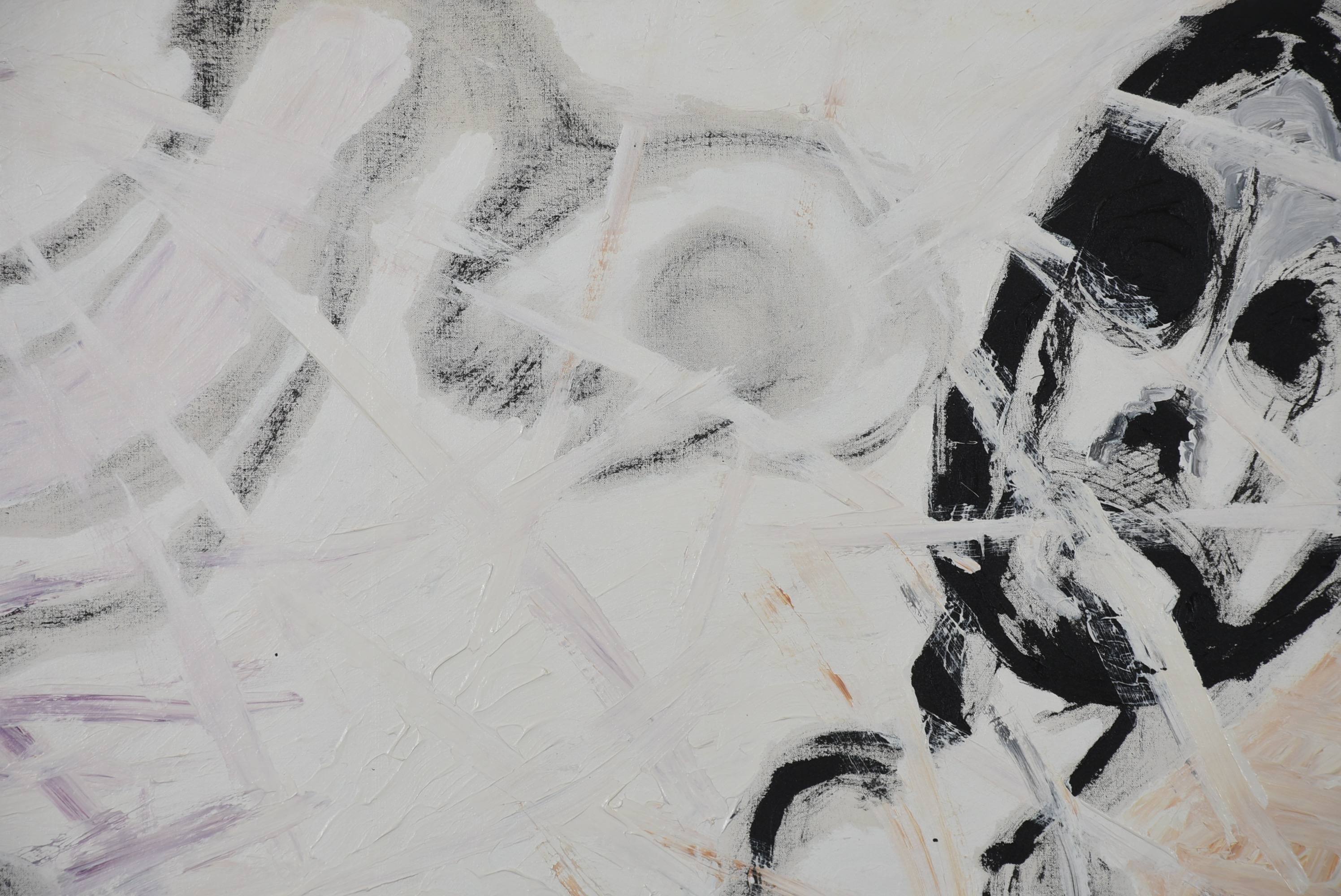 Rosemarie Koczy Original Large Abstract Finger Painting