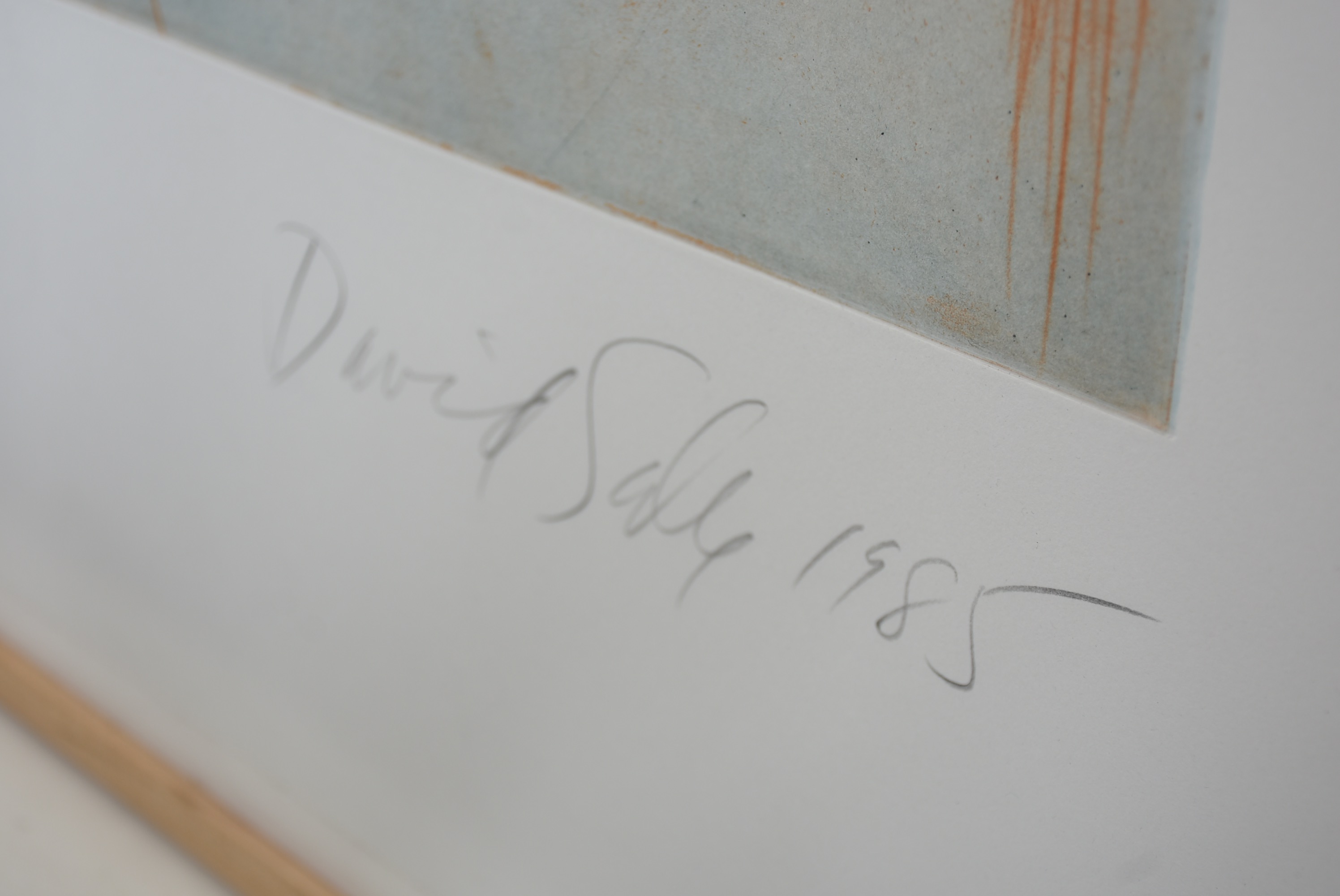 David Salle Original LE Aquatint "Grandiose Synonym for Church VII"