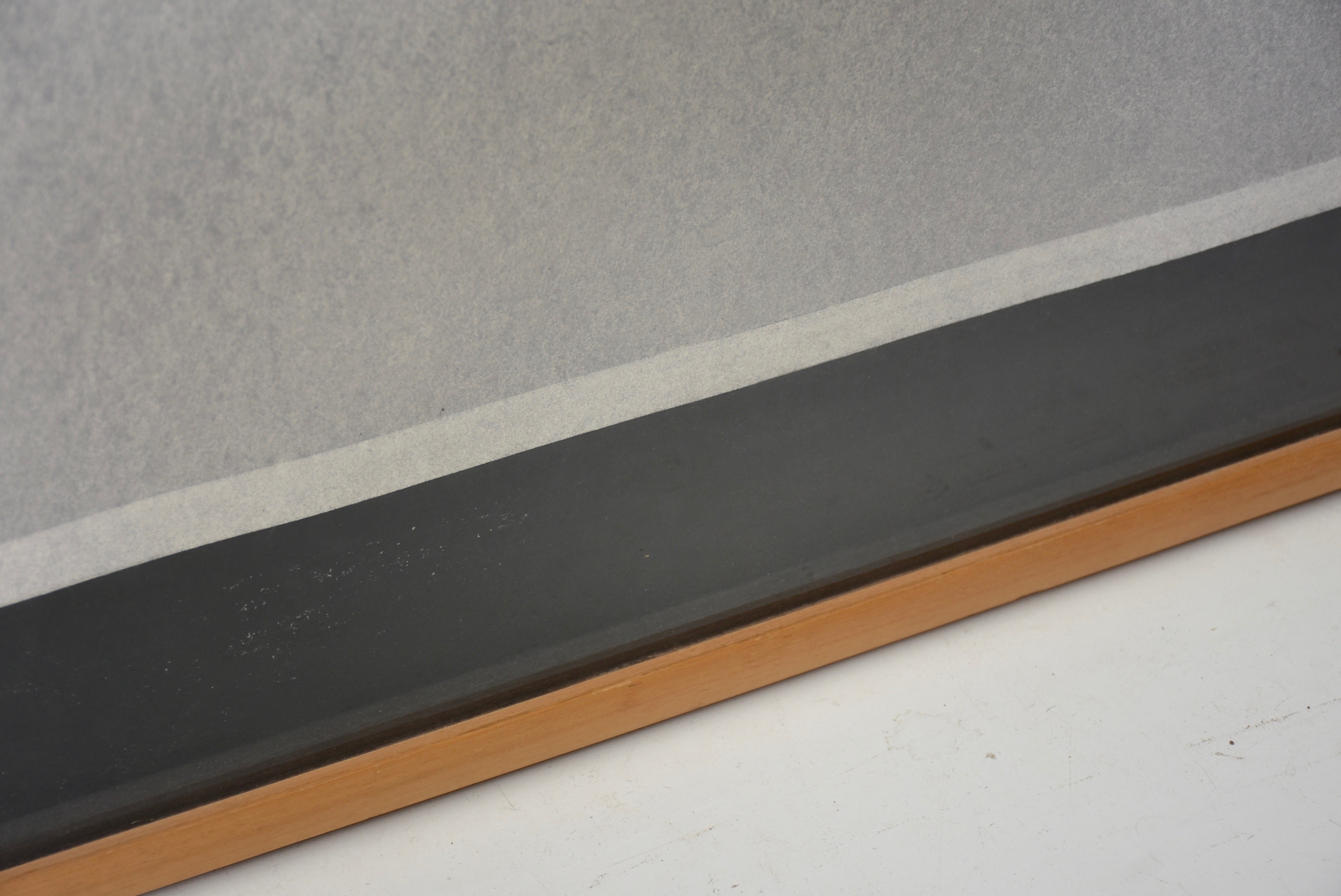 David Smyth 1975 Untitled Charcoal and Graphite Drawing from Window Series