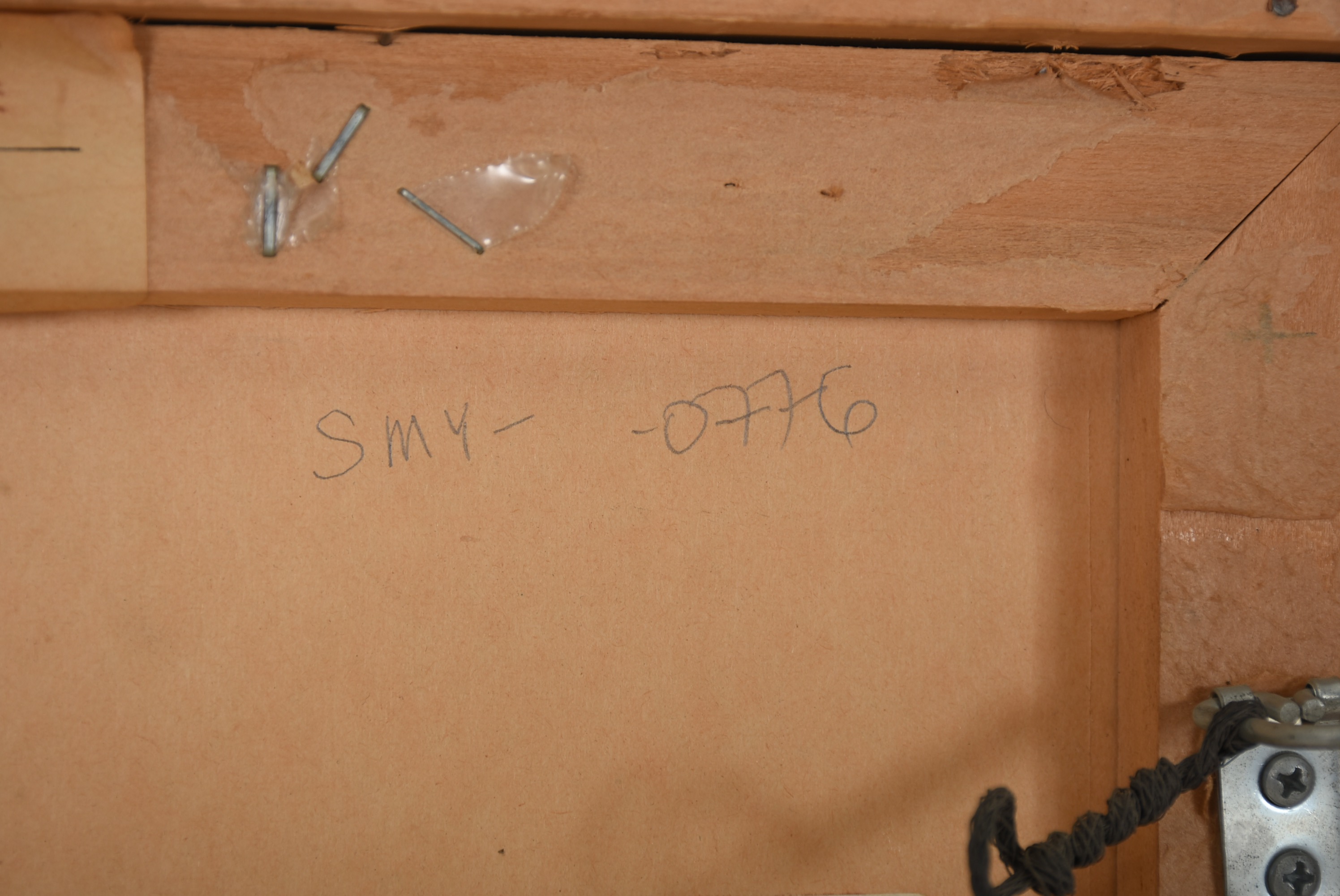 David Smyth 1975 Untitled Charcoal and Graphite Drawing from Window Series