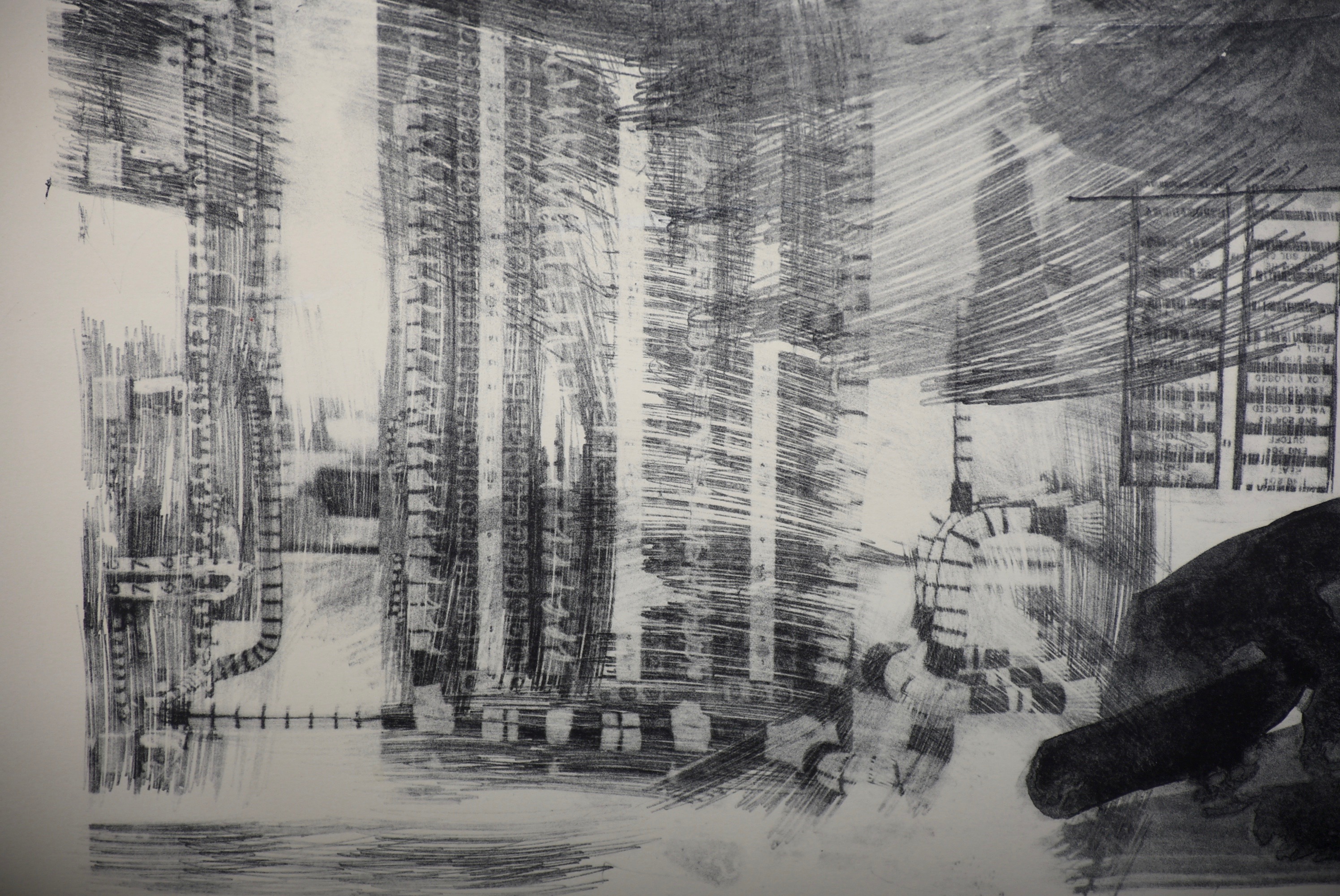 Robert Rauschenberg 1969 Signed Stone Lithograph "Earth Tie"