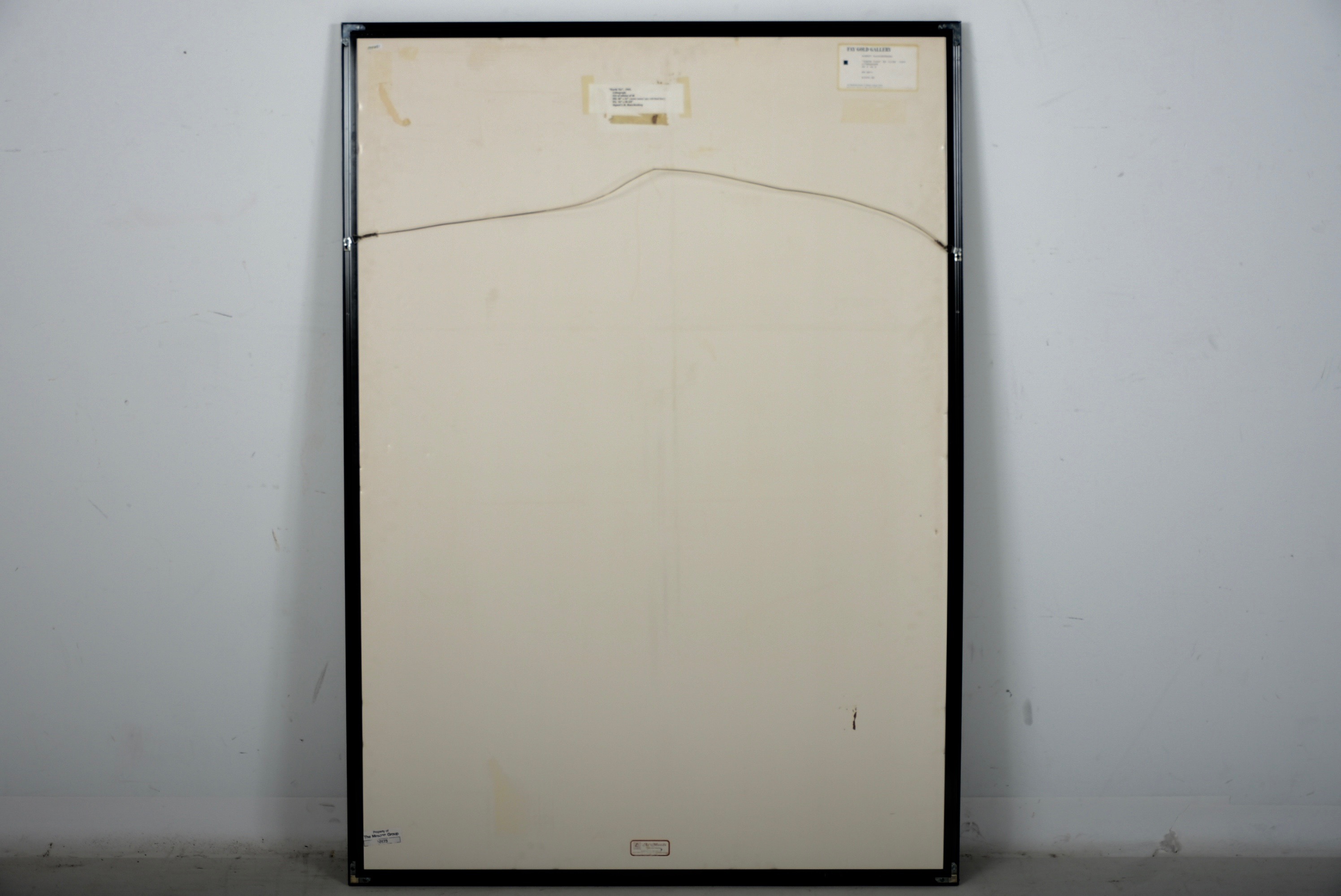 Robert Rauschenberg 1969 Signed Stone Lithograph "Earth Tie"