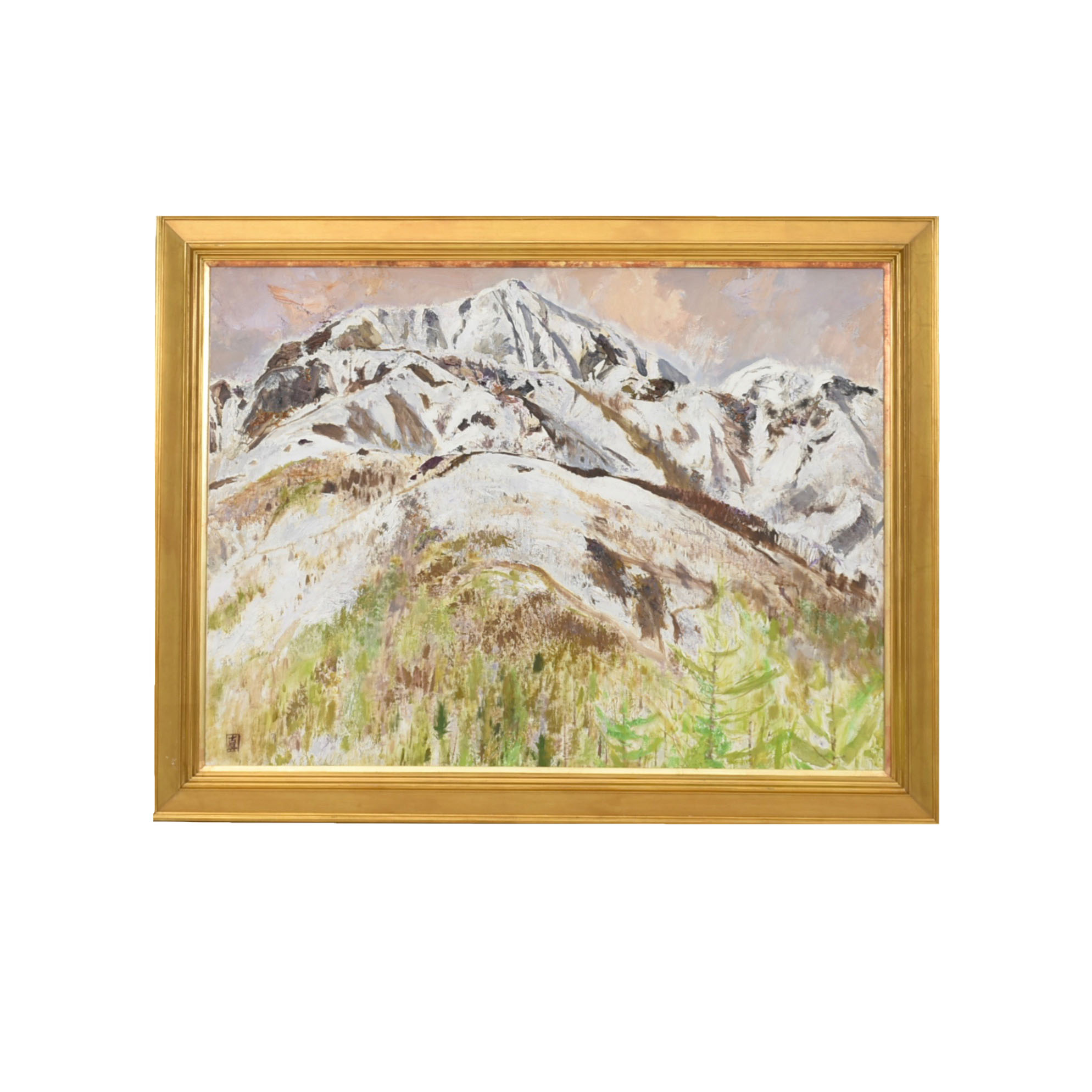 Shin'Ichiro Adachi Oil on Canvas "Kashimayari (Place)"