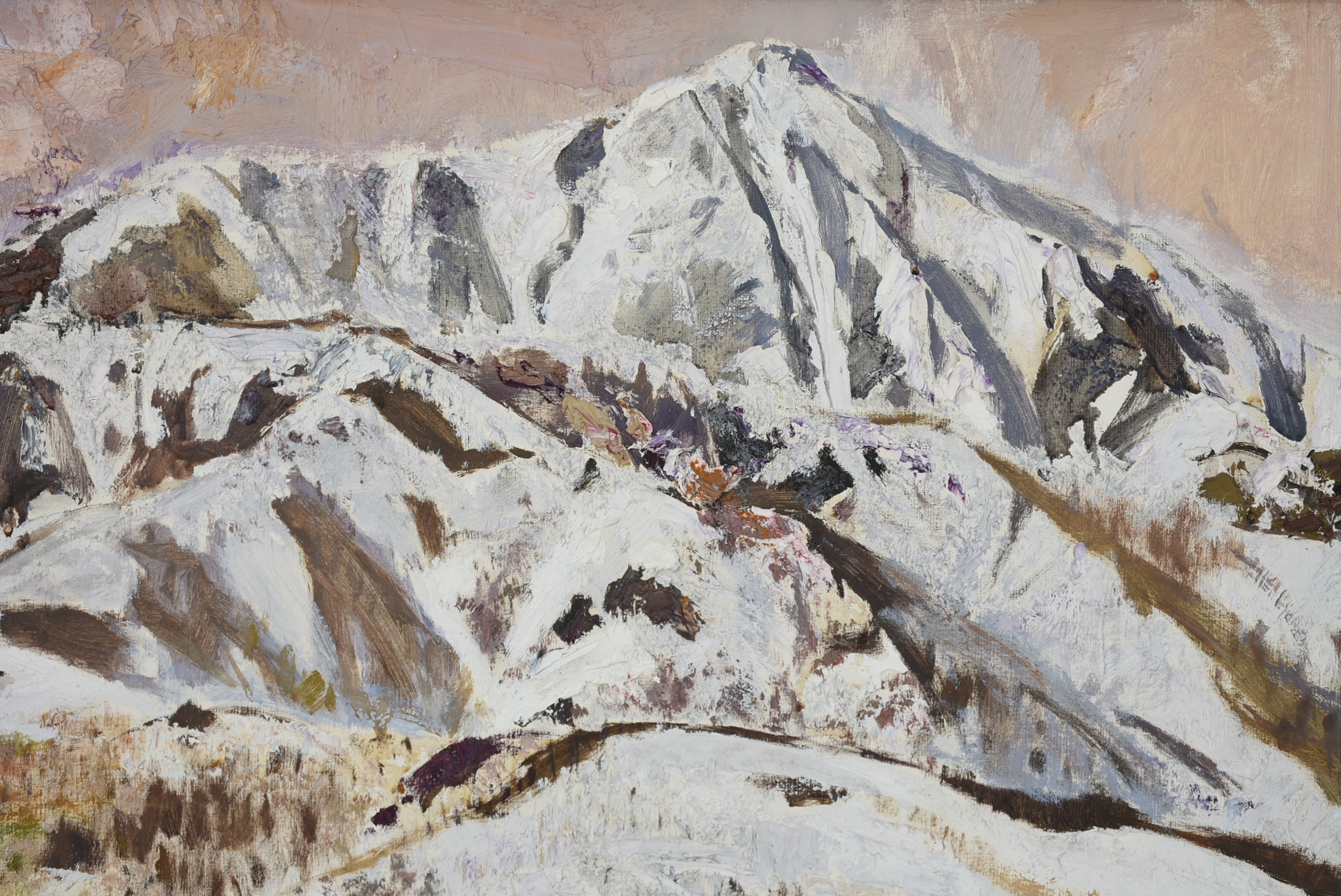 Shin'Ichiro Adachi Oil on Canvas "Kashimayari (Place)"