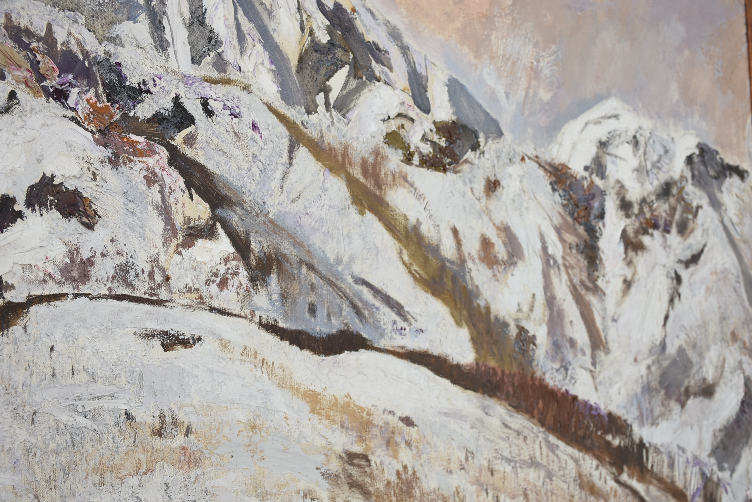 Shin'Ichiro Adachi Oil on Canvas "Kashimayari (Place)"