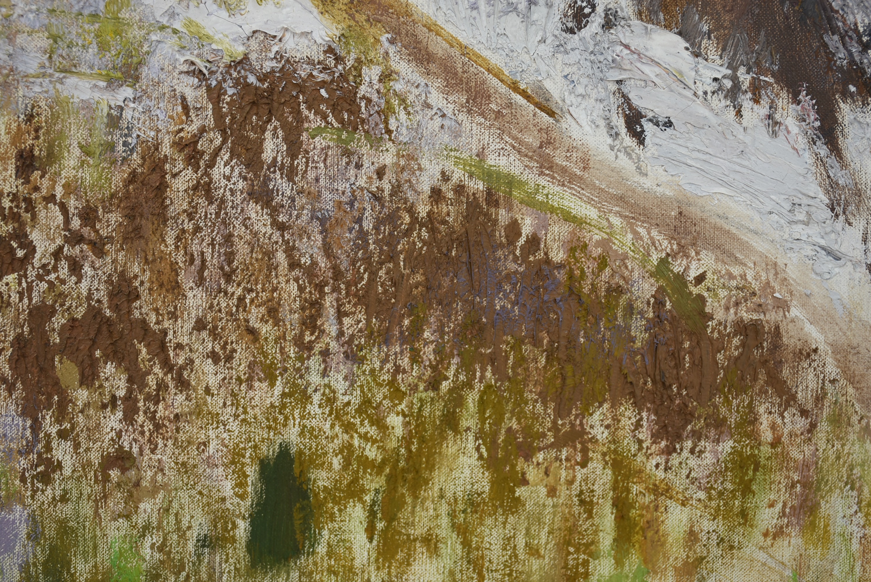 Shin'Ichiro Adachi Oil on Canvas "Kashimayari (Place)"