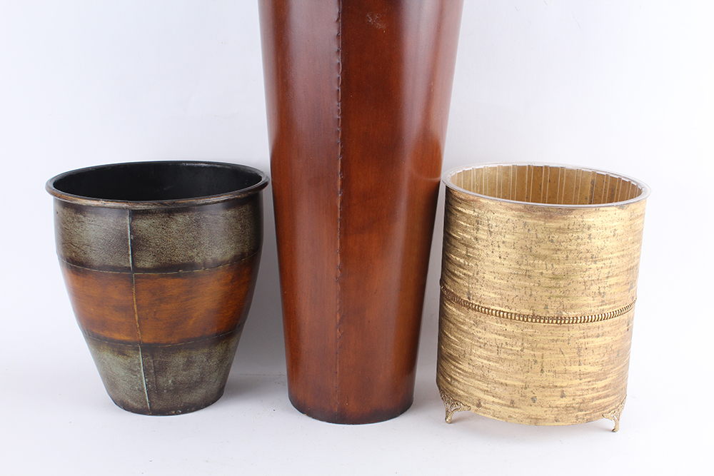 Metal Urn and Waste Receptacles