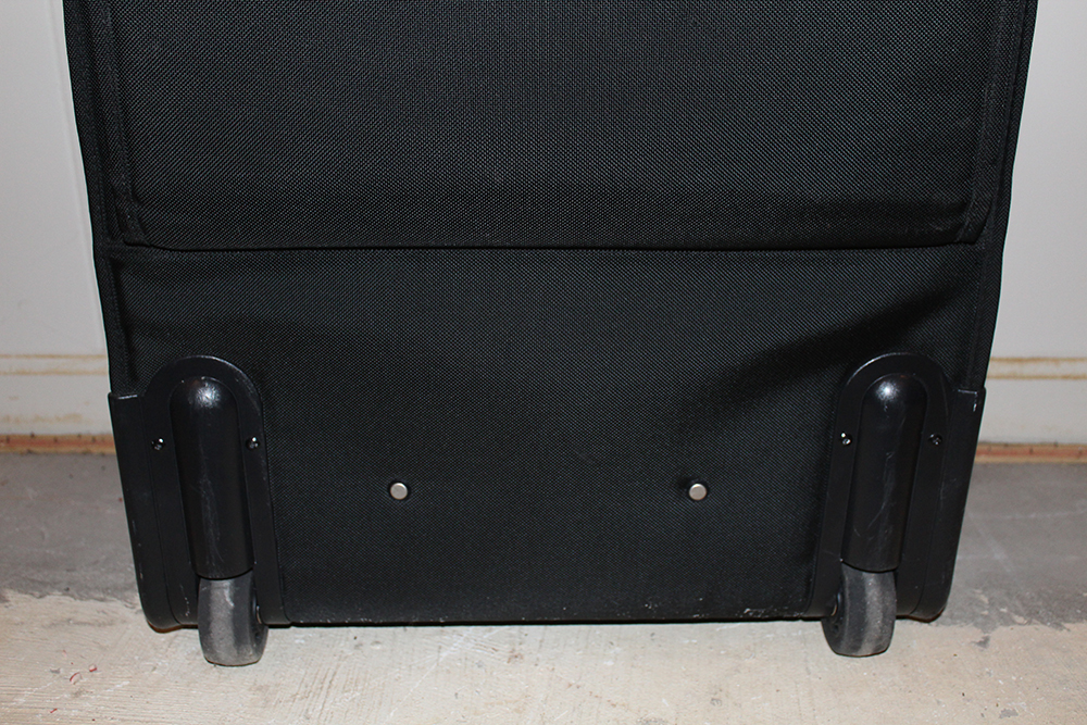 Platinum Hard-Shell Suitcase and Animal Print Jones New York Umbrella