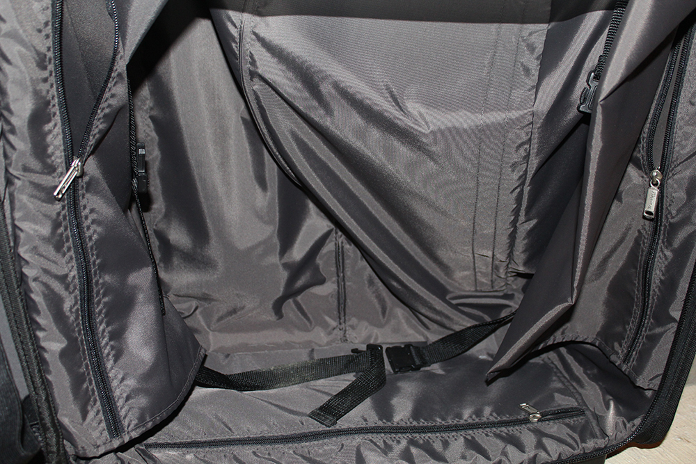 Platinum Hard-Shell Suitcase and Animal Print Jones New York Umbrella