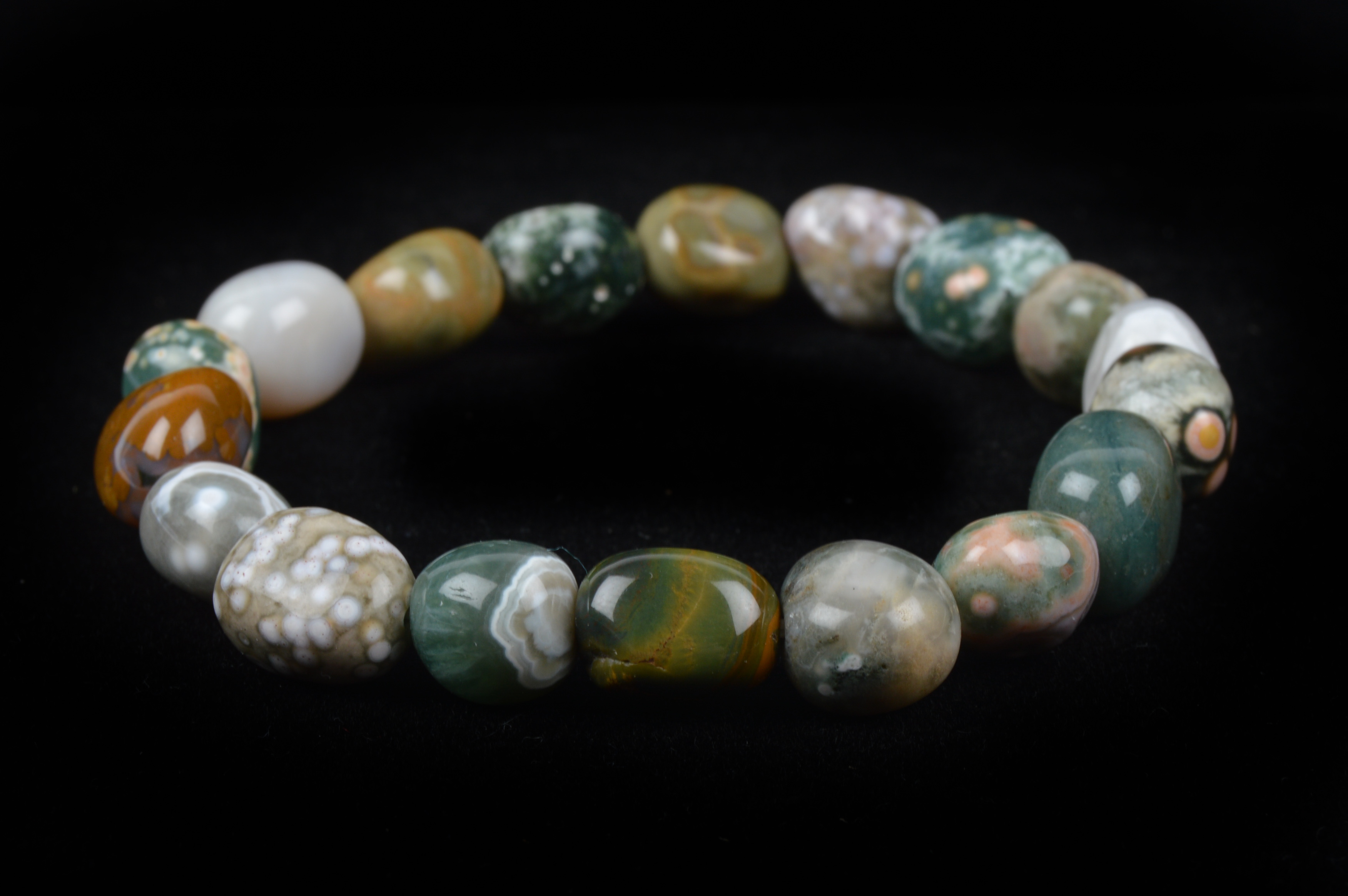 Natural Polished Stone Bracelets