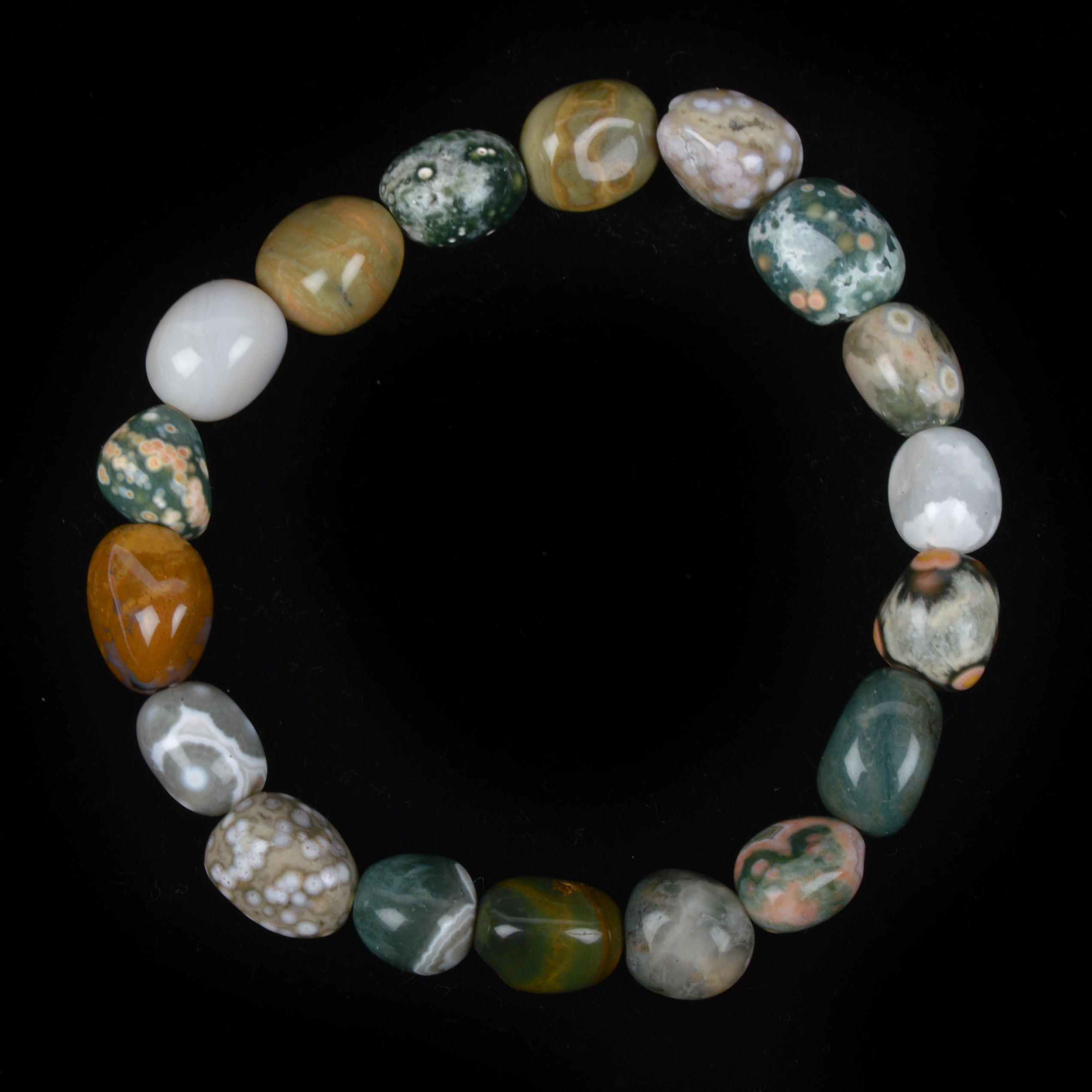 Natural Polished Stone Bracelets
