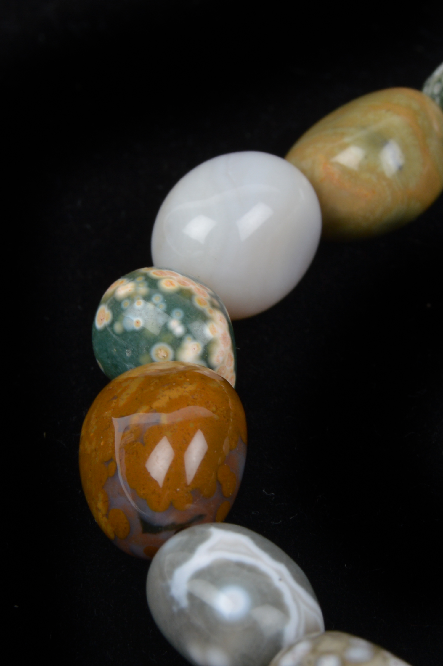 Natural Polished Stone Bracelets