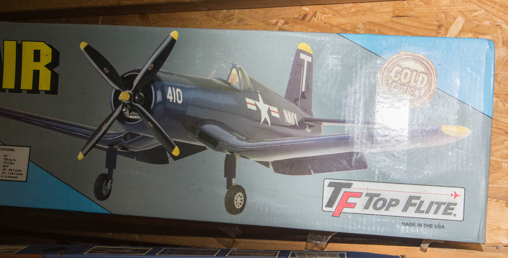 F4U Corsair Radio Control Model Plane Kit