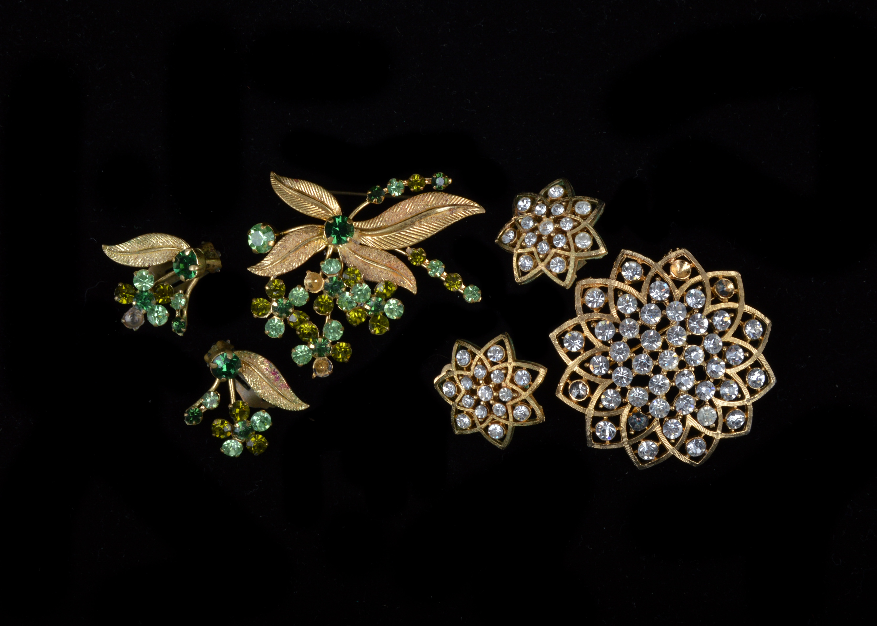 Vintage Rhinestone Costume Jewelry