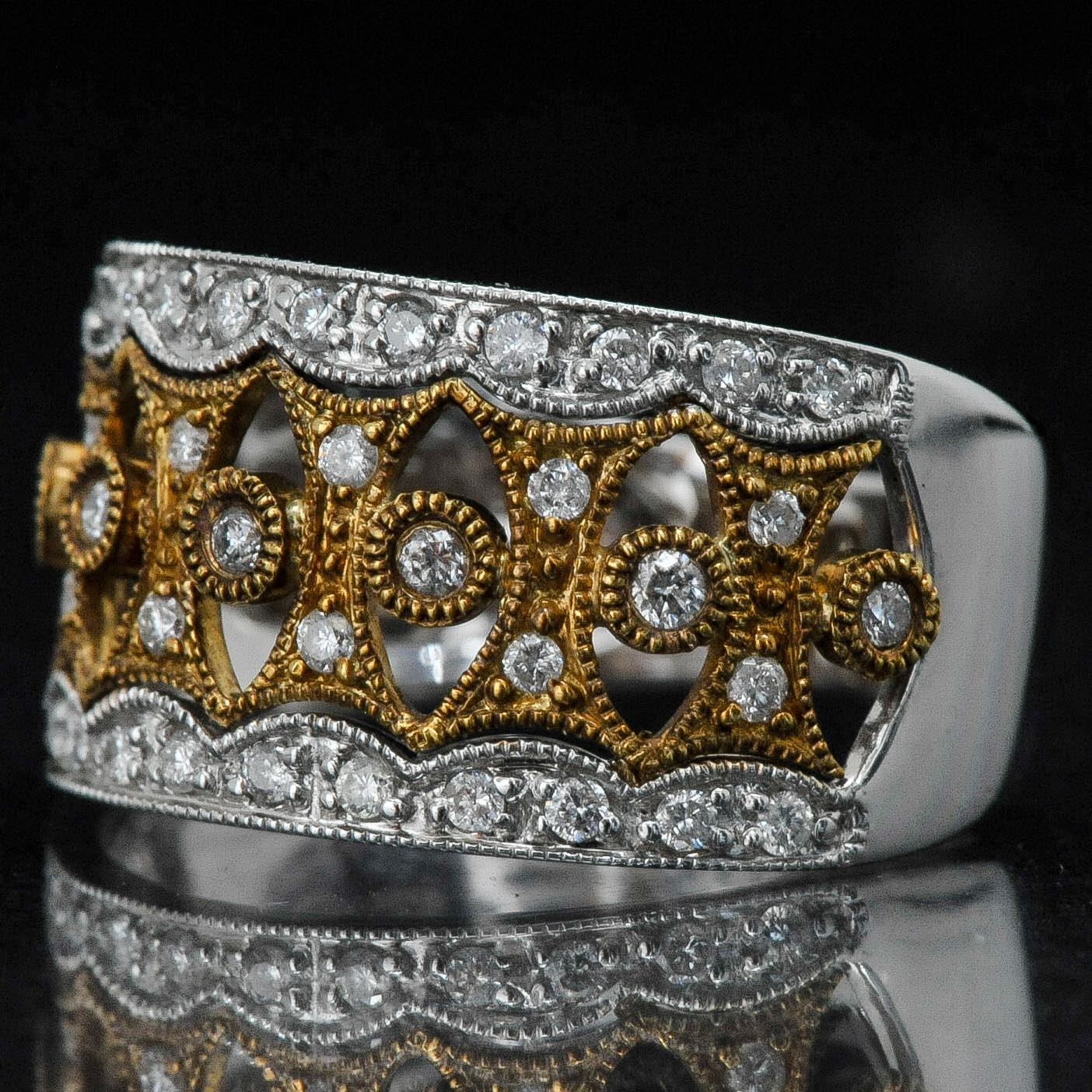 18k Gold Diamond Ring