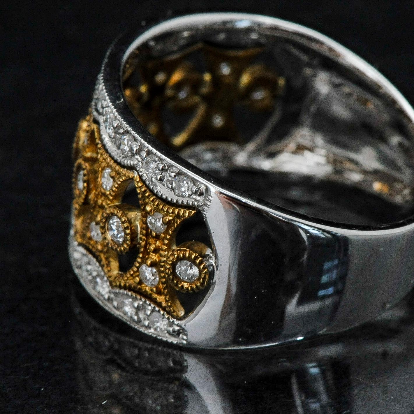 18k Gold Diamond Ring