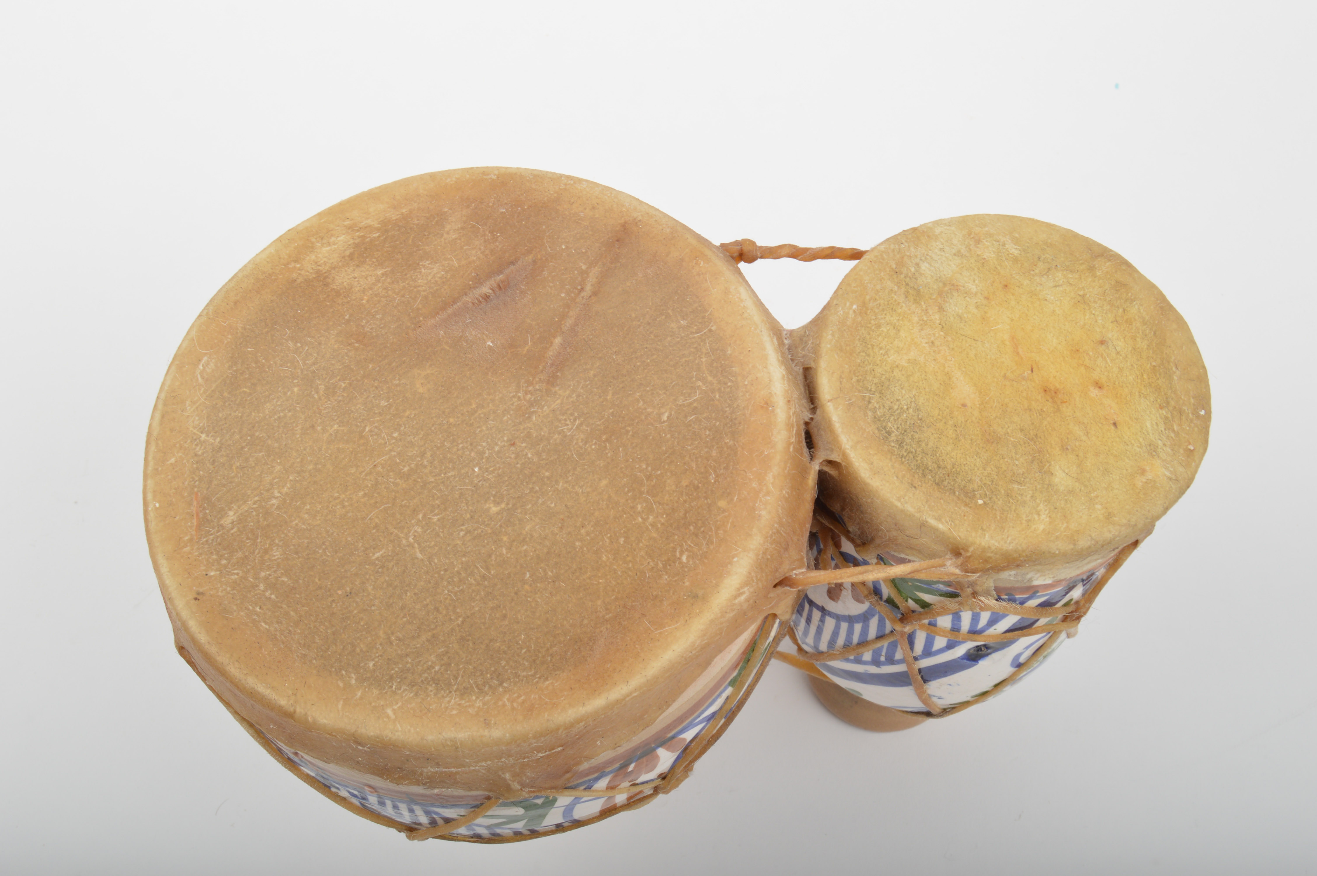 Morrocan Ceramic and Goatskin Drum