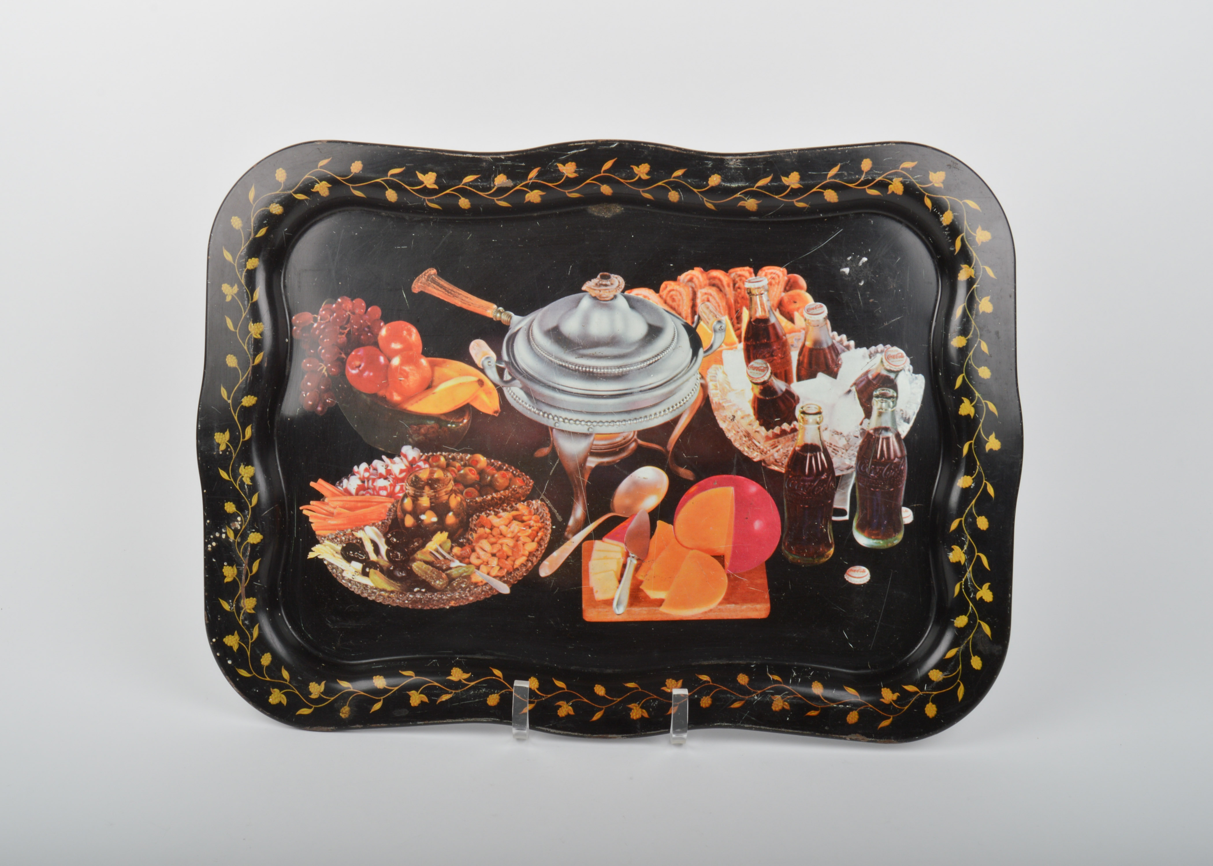 Vintage Coca-Cola and Elite Tole Trays