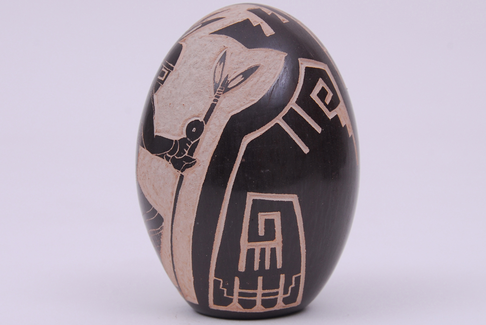 Carla Nampeyo Hopi Carved Egg