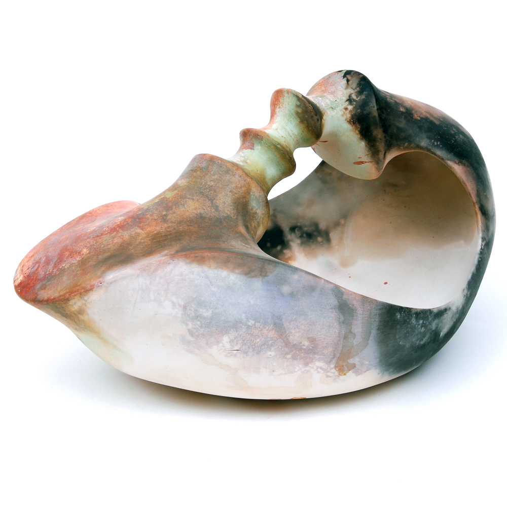 Jan Jacque Pit Fired Pottery Basket