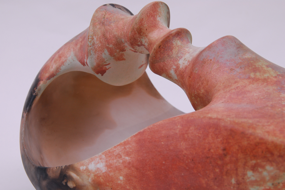 Jan Jacque Pit Fired Pottery Basket